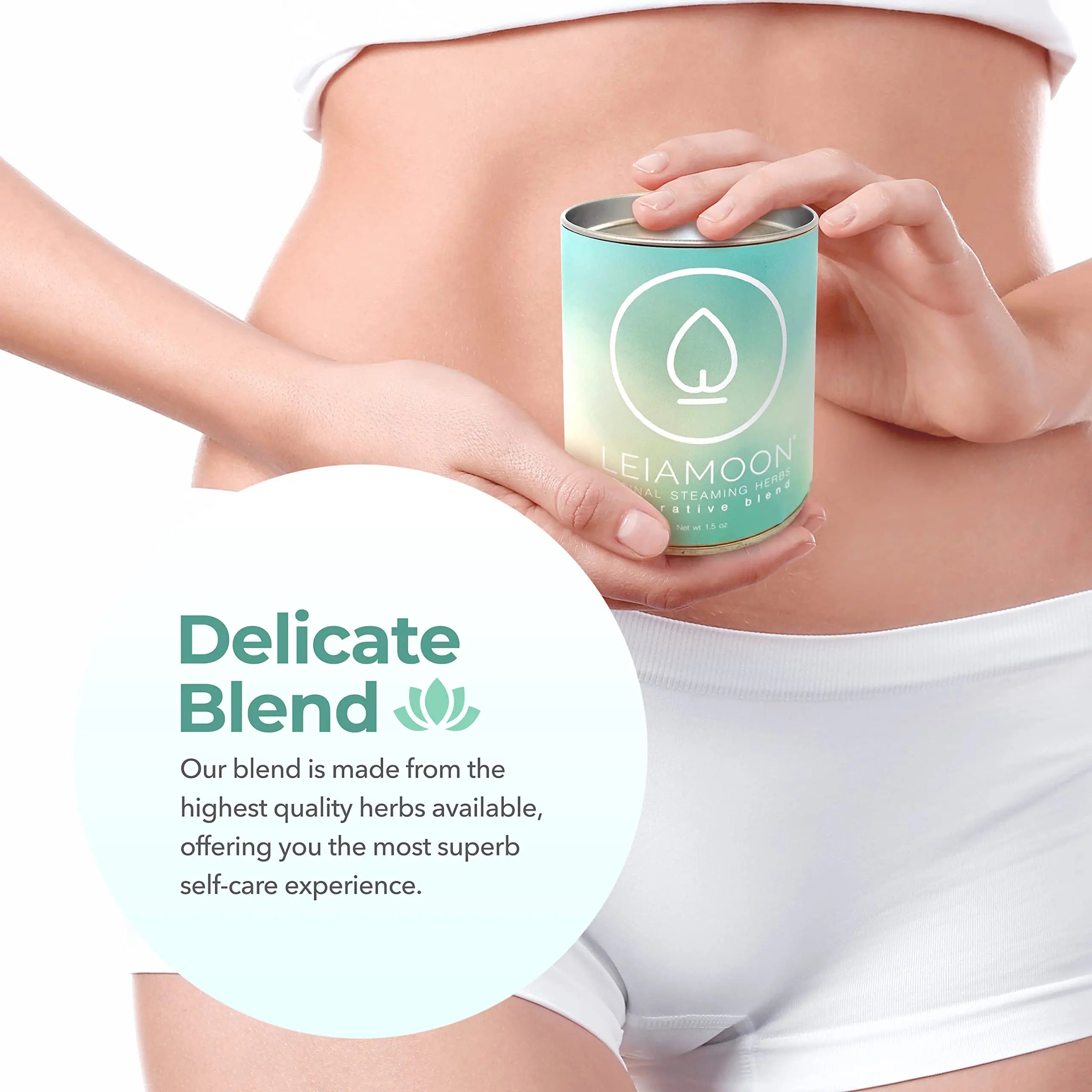 Leiamoon - Vaginal Steam Herbs Blends V Steam Kit for Cleansing, Regulating, and Balancing Leiamoon Au supplements