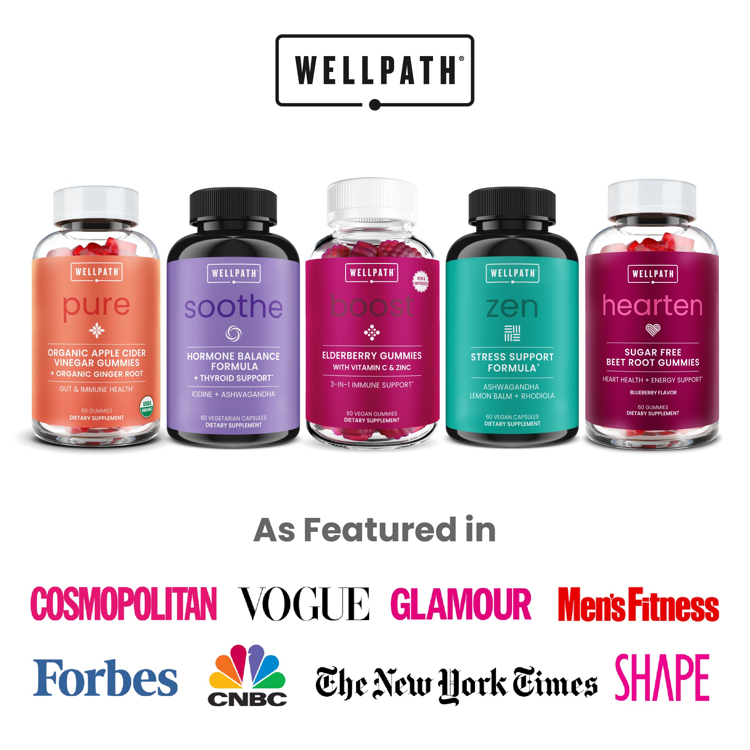 WellPath Soothe Cortisol Manager - Cortisol Supplements for Women with KSM-66® Ashwagandha & L-Theanine - Stress Support, Detox - 11-in-1 Complex, Vegan, Made in USA, Non-GMO, 60 Ct WellPath Au supplements