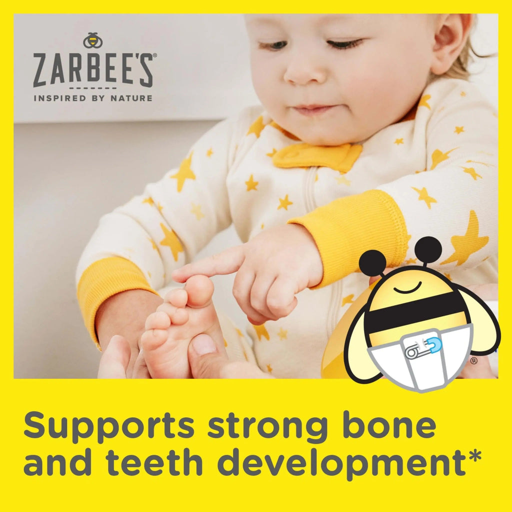 Zarbee's Vitamin D Drops for Infants, 400IU (10mcg) Baby & Toddler Liquid Supplement, Newborn & Up, Dropper Syringe Included, 0.47 Fl Oz Zarbee's Au supplements
