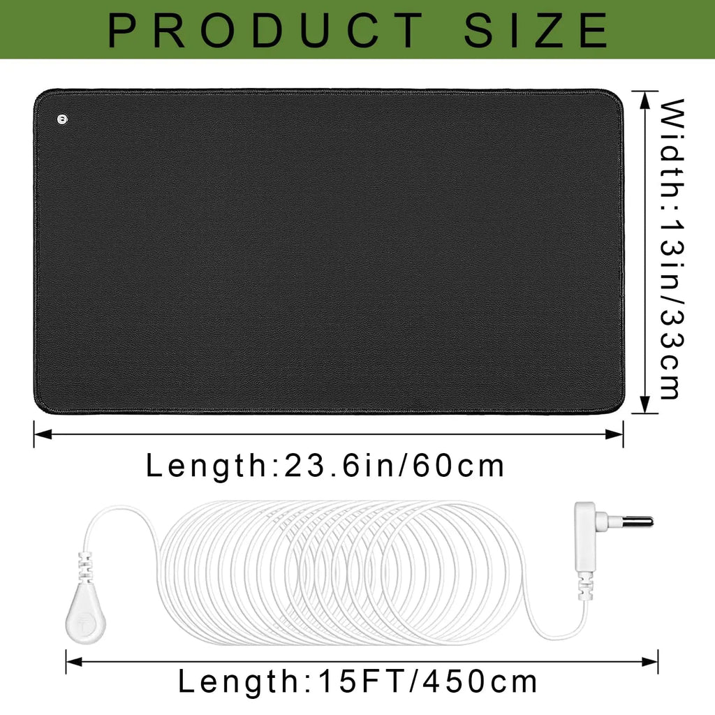 Seader Grounding Mat for Sleep, Conductive Grounding Pad, Earth Mat with 15ft Grounding Cord seader Au supplements