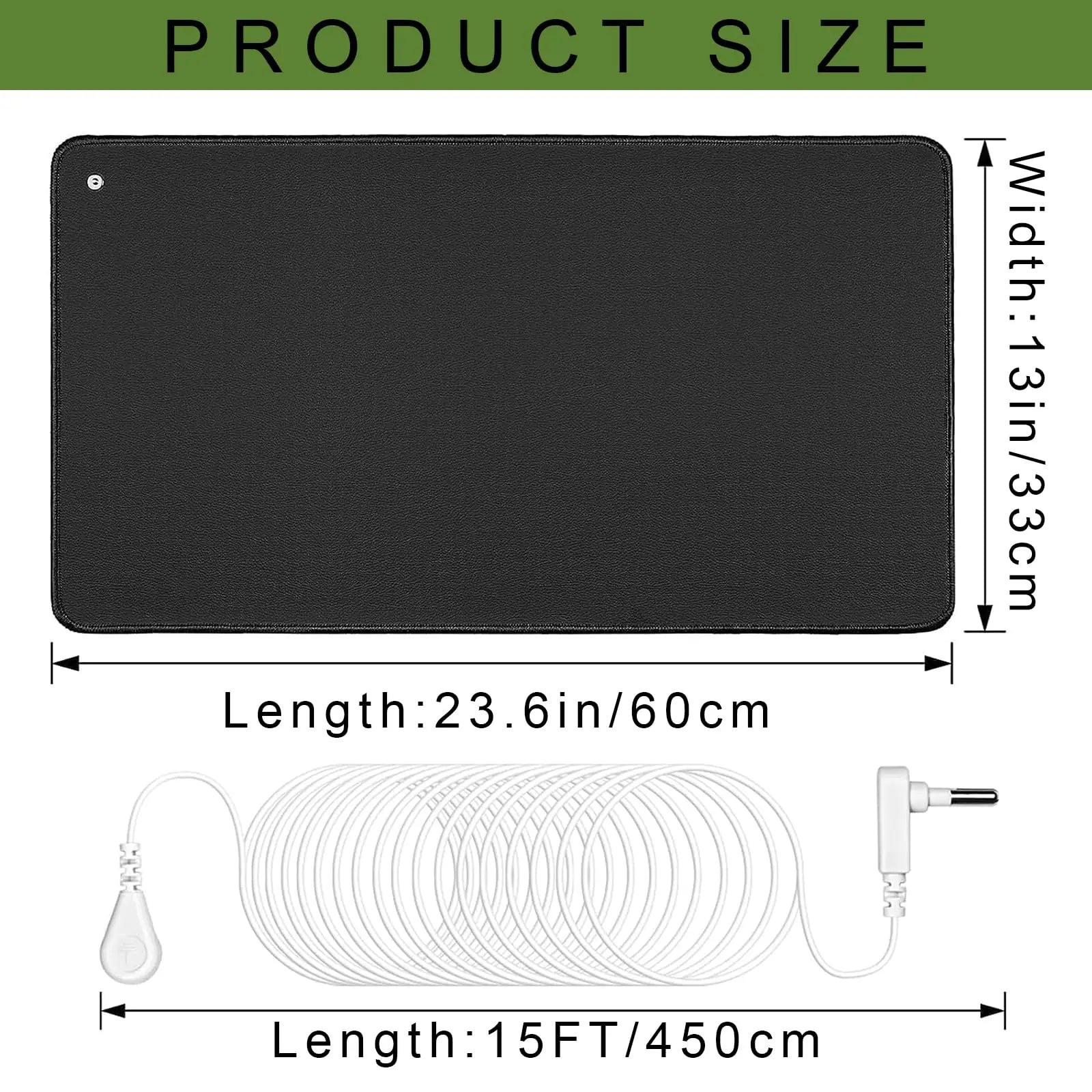 Seader Grounding Mat for Sleep, Conductive Grounding Pad, Earth Mat with 15ft Grounding Cord seader Au supplements