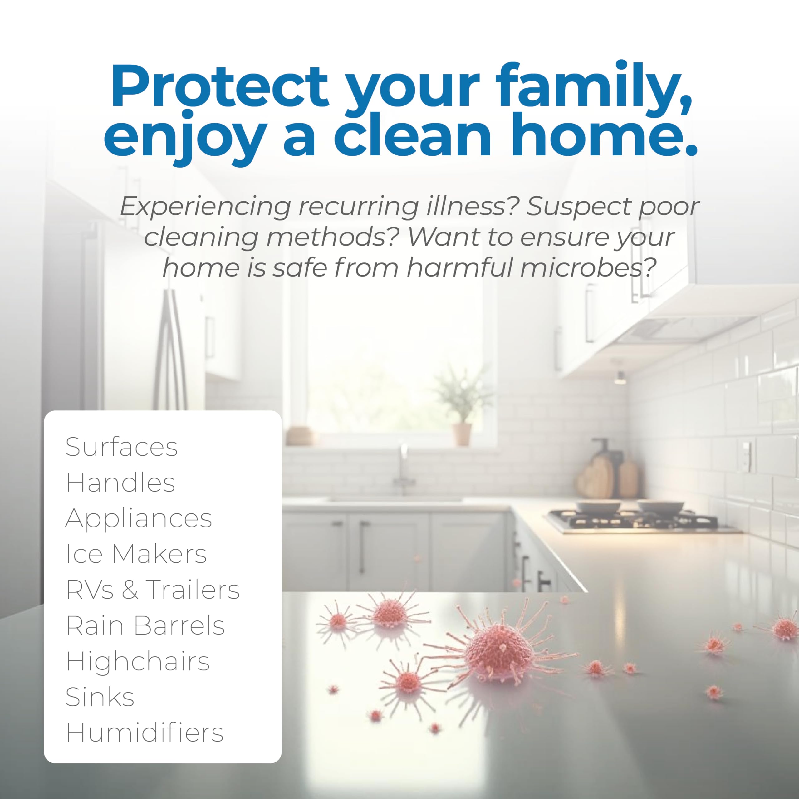#1 Home, Kitchen, & Appliance Microbial Growth Test Kit – Simple DIY Screening for Bacteria, Mold, & Fungus – Know Your Home is Clean – Made in USA (1 Kit = 4 Bac + 4 Mold Tests) Detekt Au supplements