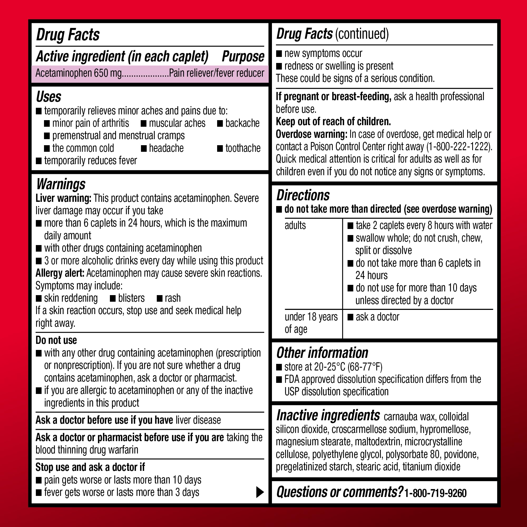 Amazon Basic Care Acetaminophen Extended-Release Tablets, 650 mg, Pain Reliever, Fever Reducer, Arthritis Pain, Headache, Backache, Menstrual Pain, 400 Count Amazon Basic Care Au supplements