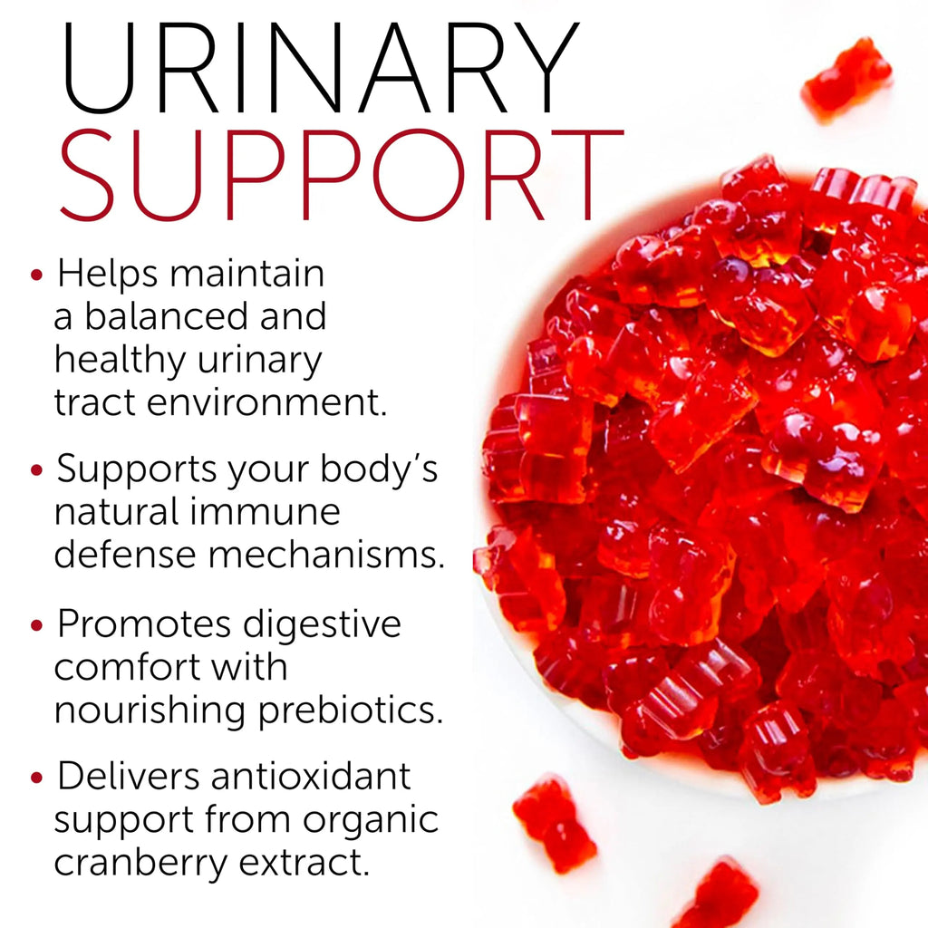Cranberry Gummies UTI Treatment for Women | Urinary Tract Support for Women | Daily UTI Defense with Cranberry & Probiotics | Promotes Urinary Comfort & Normal Frequency | 60 Gummies Terramed Just Think Comfort Au supplements