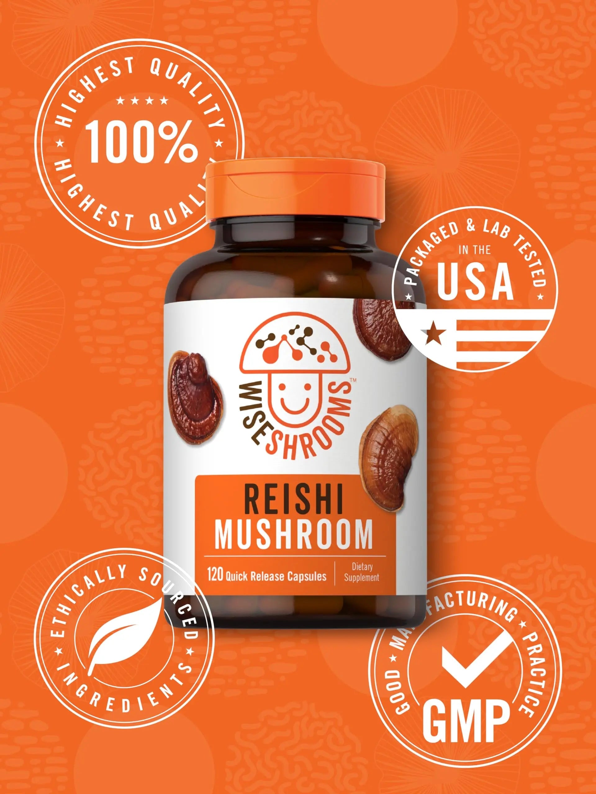 Carlyle Reishi Mushroom Capsules 5000 mg |120 Count | Non-GMO and Gluten Free Extract Carlyle Au supplements