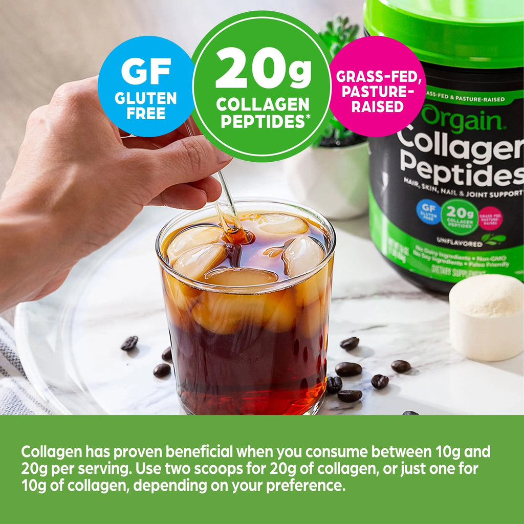 Orgain Collagen Peptides Unflavoured 454 g Orgain Au supplements
