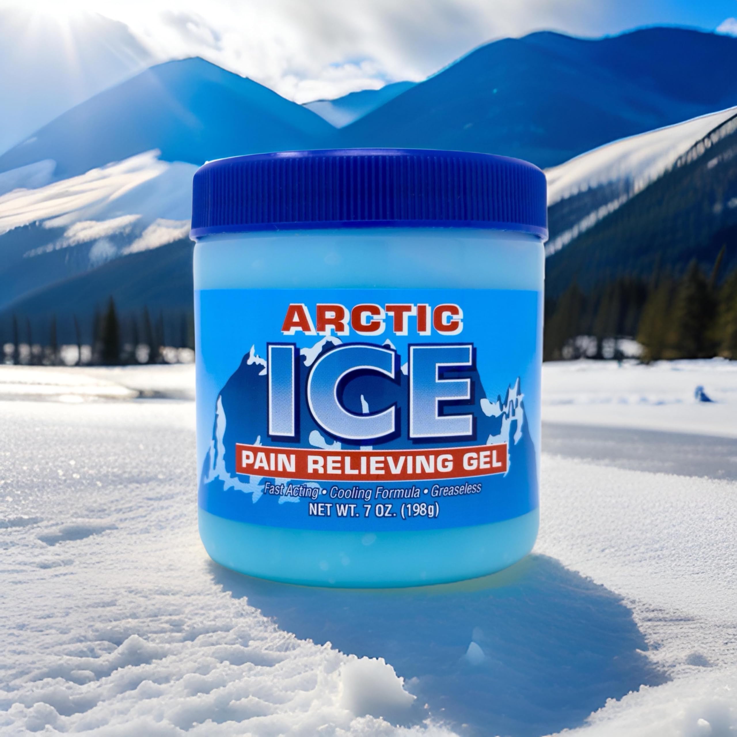 Artic Ice Pain Relieving Gel 2% Menthol Blue 7 Ounce, 1 Count Artic Ice Au supplements