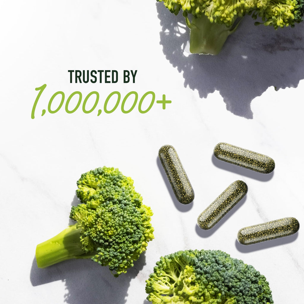 50MG Sulforaphane Supplement from Broccoli Sprouts | NRF2 Activation, Cellular Health & Immune Support | Glucoraphanin, Myrosinase & Antioxidants | Third-Party Tested