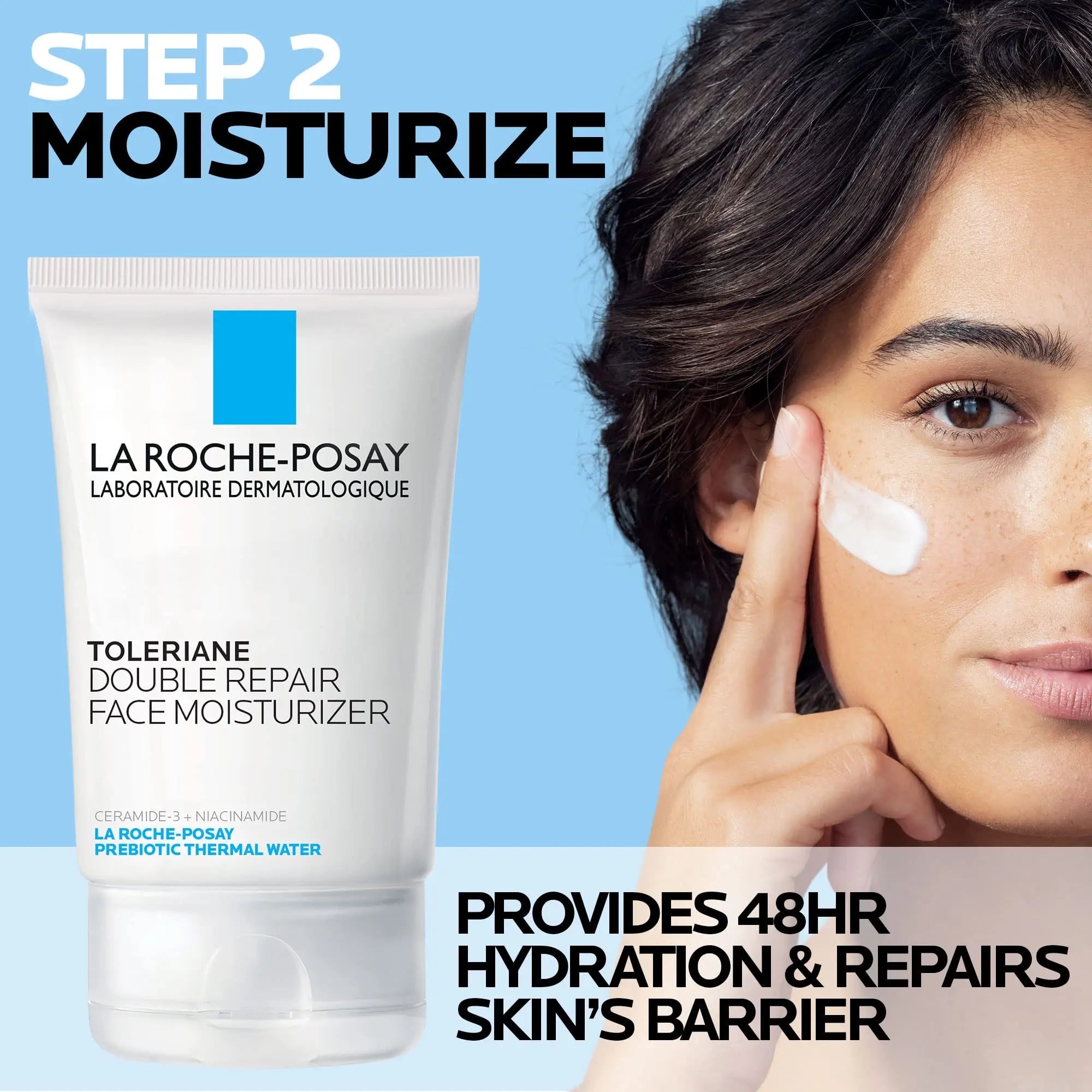 La Roche-Posay Toleraine Skin Care Set | Double Repair Face Moisturizer La Roche-Posay Au supplements