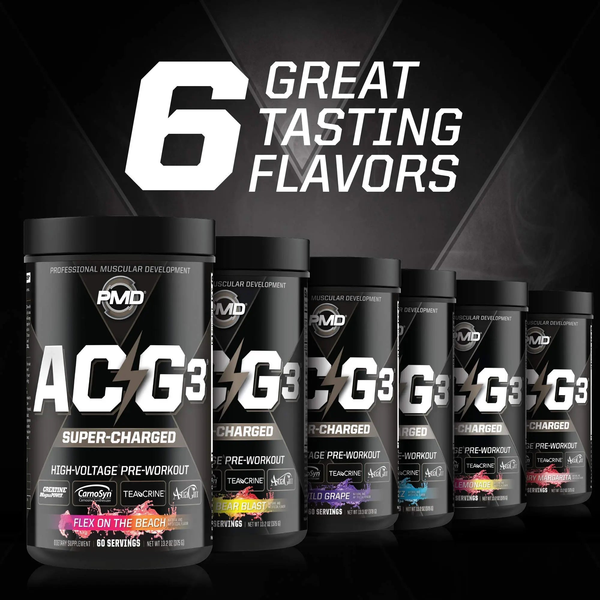 PMD Sports ACG3 Supercharged - Pre Workout - Powerful Strength, High Energy, Maximize PMD Au supplements
