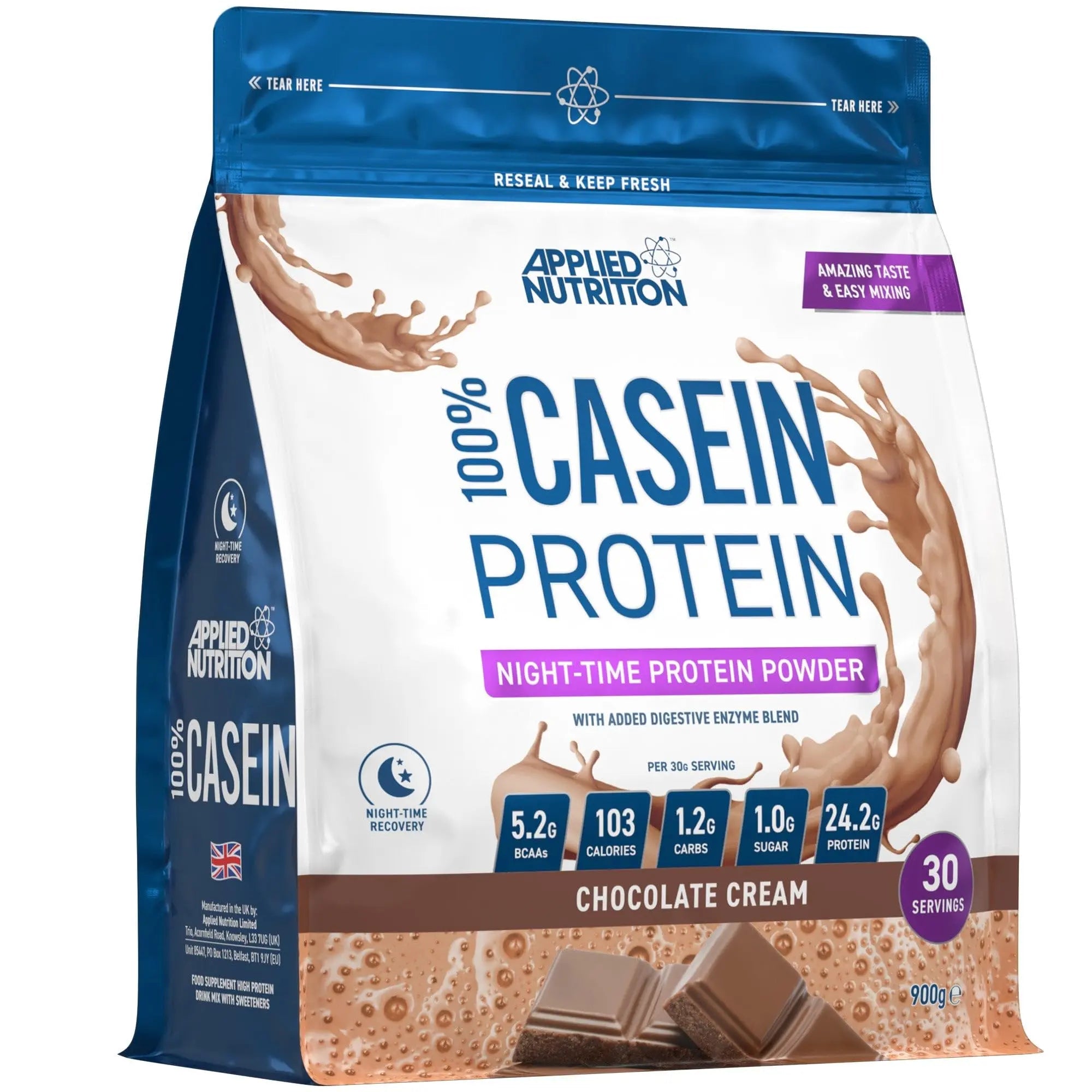 Applied Nutrition Casein Protein Powder - Micellar Casein Supplement, Slow Release Protein Applied Nutrition Au supplements