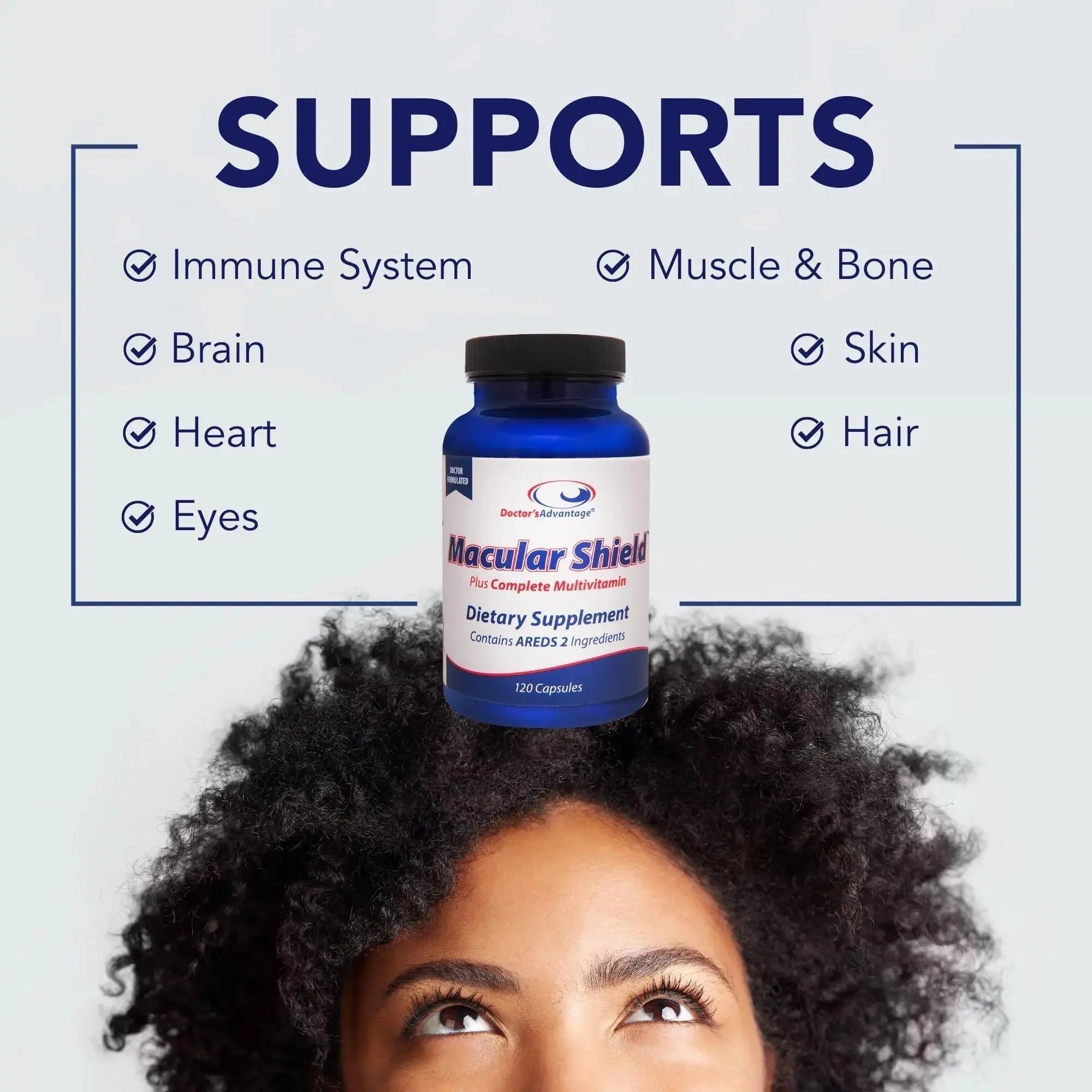 Doctor’s Advantage Macular Shield Eye Vitamins Plus Multivitamin – 120 Capsules, 30-Day Supply – Lutein and Zeaxanthin Supplements Doctor's Advantage Au supplements