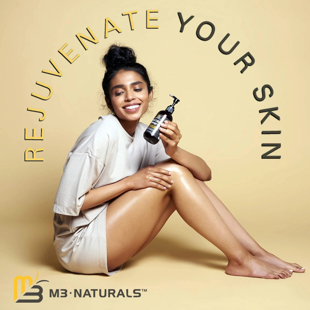 Anti Cellulite Massage Oil for Massage Therapy - Collagen and Stem Cell Skin Tightening M3 Naturals Au supplements