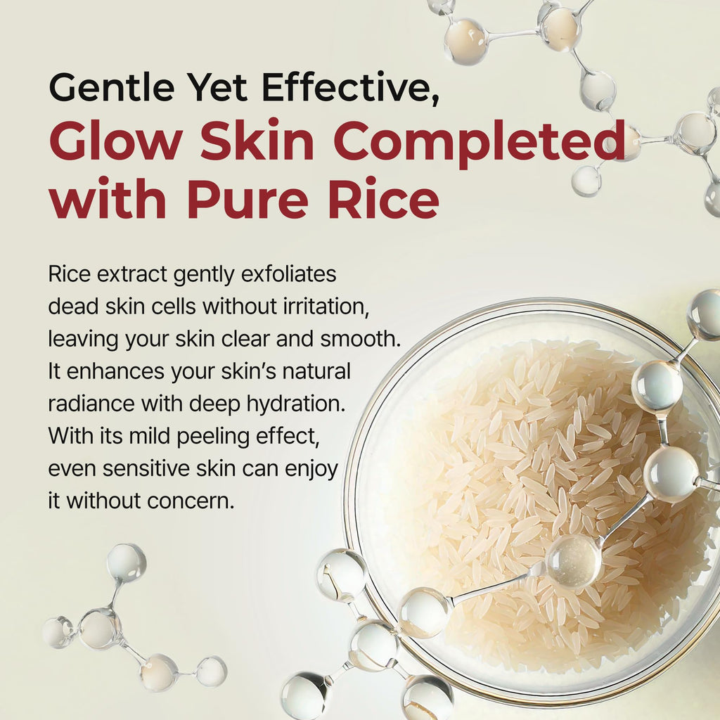 Dr.Melaxin Peel Shot Glow Black Rice Peeling Ampoule 80ml, Dead Skin Remover Gentle Exfoliating with Rice Water Extract