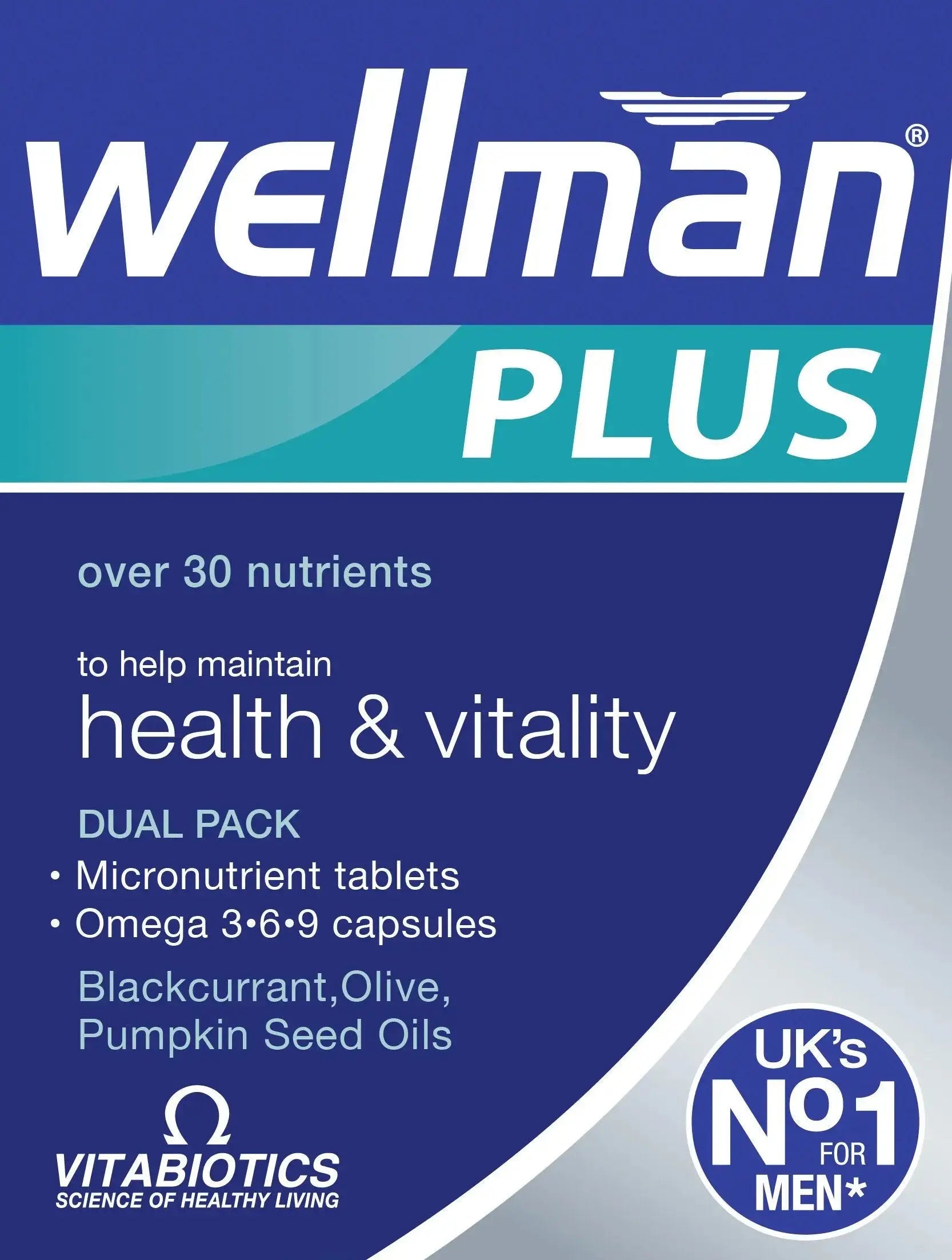 Vitabiotics Ltd Vitabiotics Wellman Plus, 56 Tablets/Capsules Wellman Au supplements
