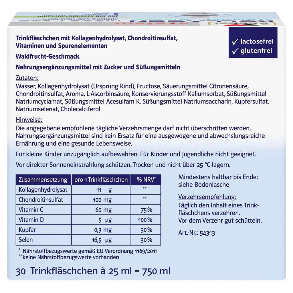Doppelherz collagen 11,000 ampoules, 30 x 25 ml, PZN:7625039 My Store Au supplements