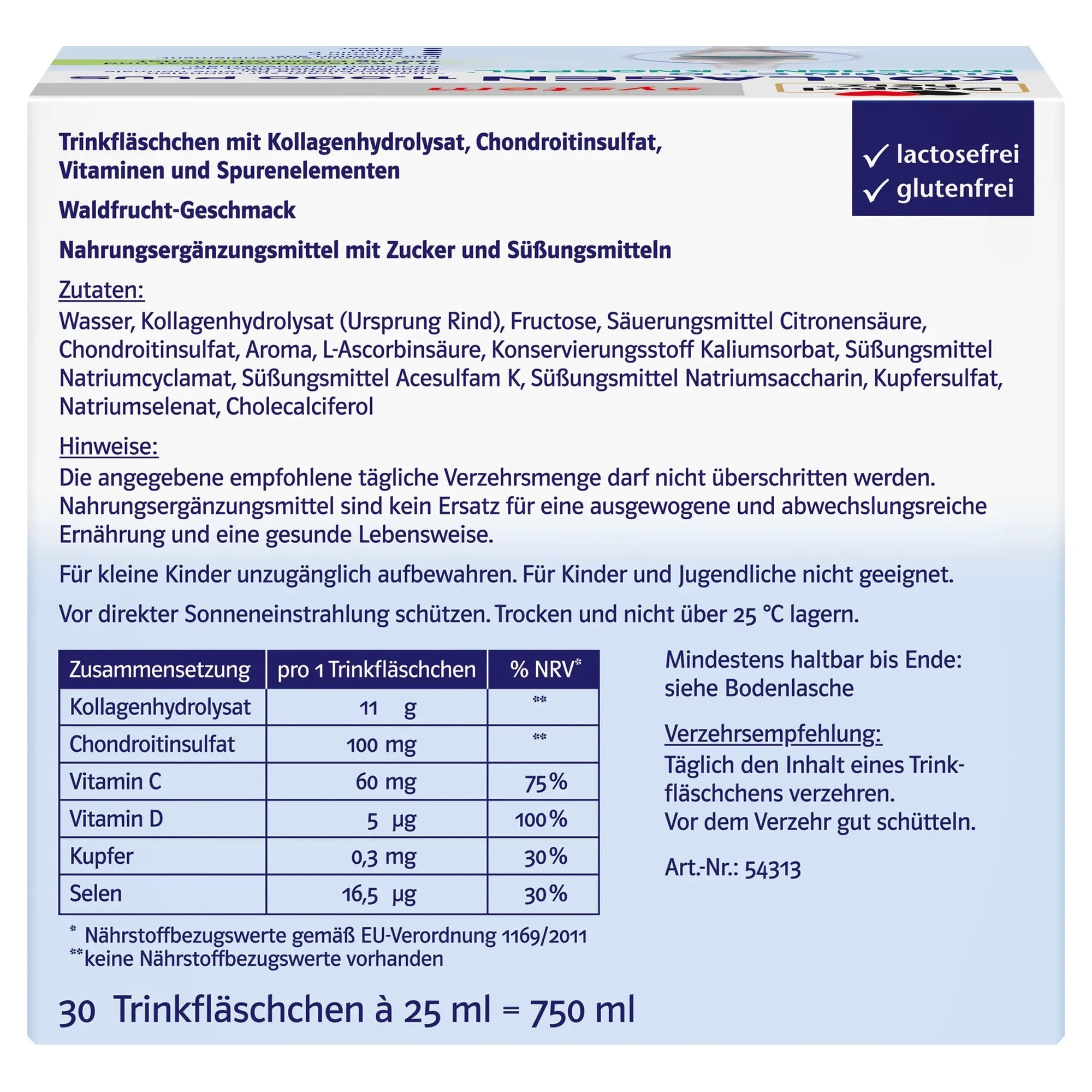 Doppelherz collagen 11,000 ampoules, 30 x 25 ml, PZN:7625039 My Store Au supplements