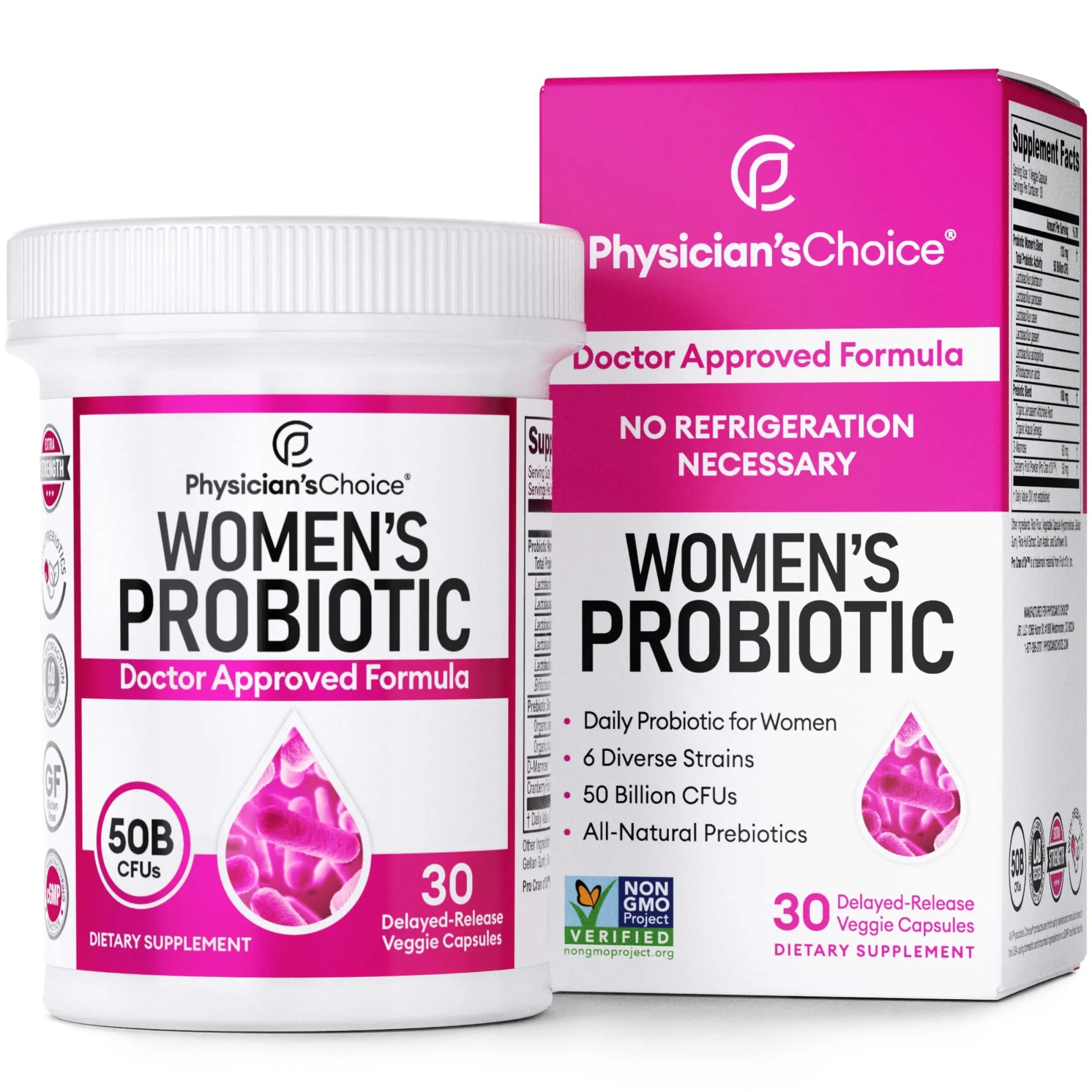 Physician's CHOICE Feminine Power Duo Bundle - Vaginal Probiotic + Womens Probiotic Physician's CHOICE Au supplements