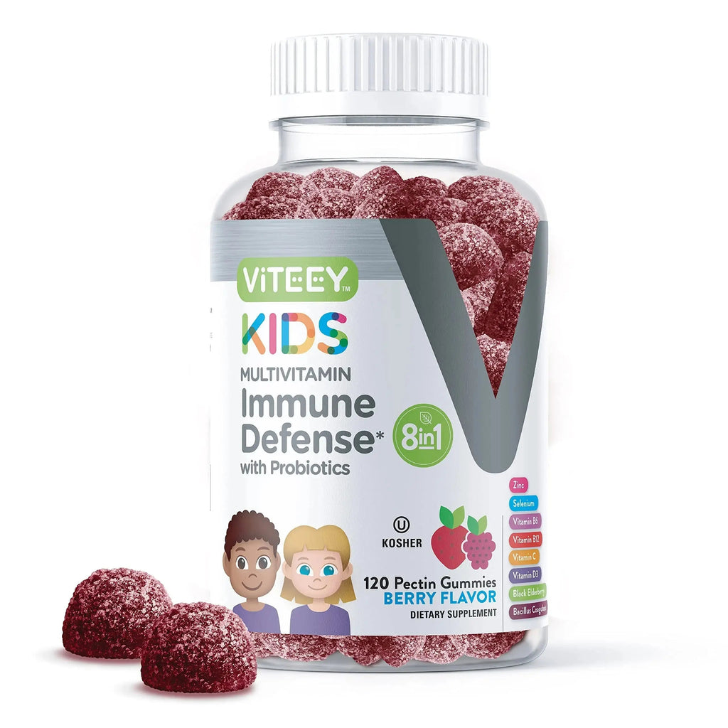 Viteey Kids Multivitamin Gummies with Probiotics - 8-1 Kids Vitamins for Immune Health Support with Vitamin C, D3, B12, B6 Viteey Au supplements