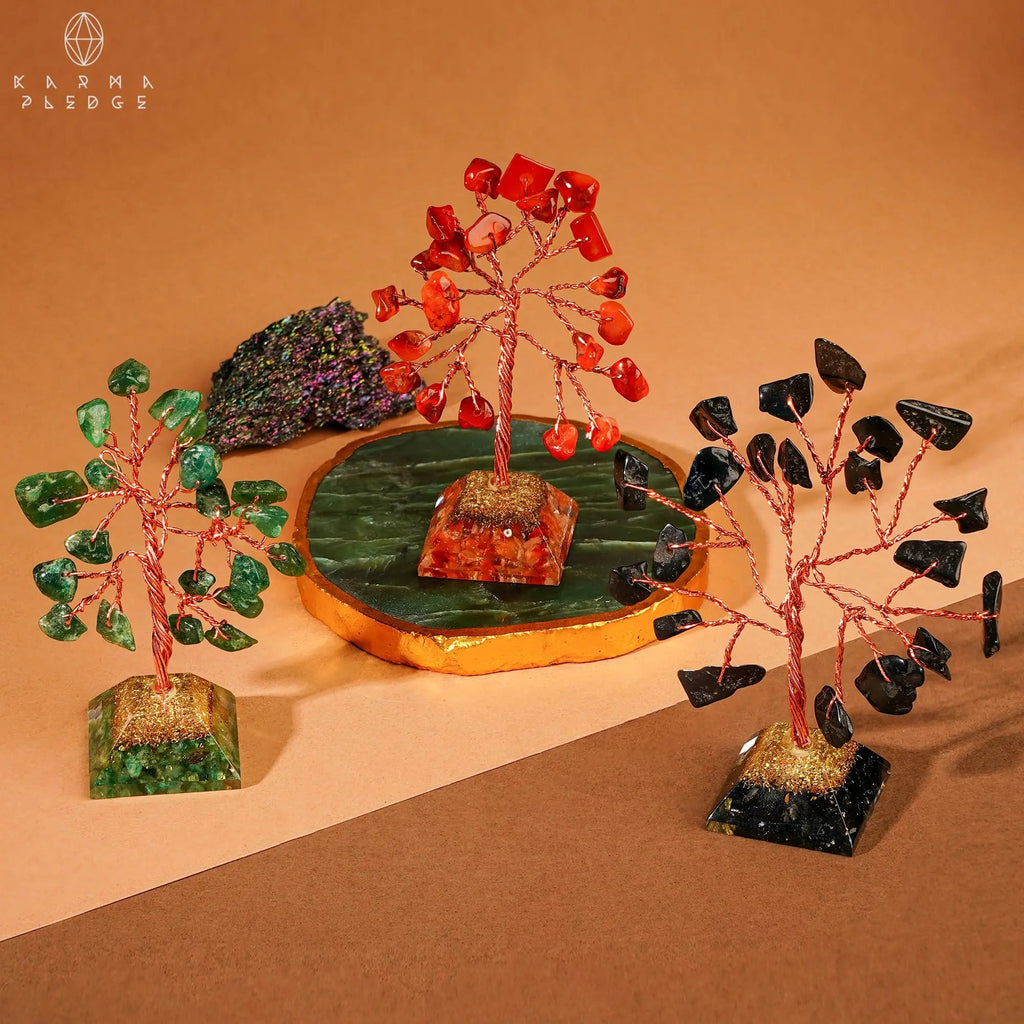 Crystal Tree Tree of Life 7 Chakra Healing Crystals & Stones for Positive Energy, Good Luck Gifts KARMAPLEDGE Au supplements