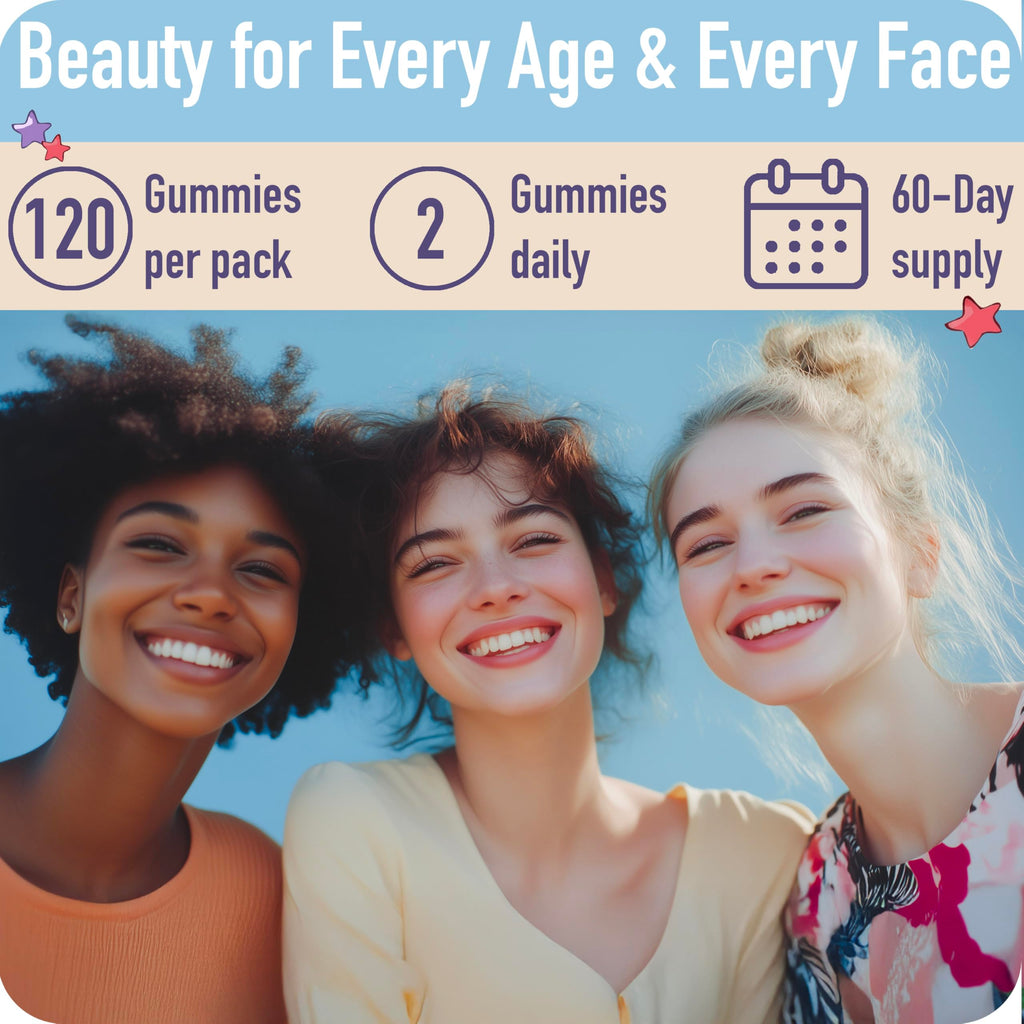 Collagen Peptides Gummies for Women – Biotin, Zinc, Vitamin D3 – 120 Count – Hydrolyzed Collagen Gummy Complex – Hair, Skin & Nails Support – Sugar-Free, Halal, Lactose-Free, Strawberry Cream Flavor ad hoc Au supplements