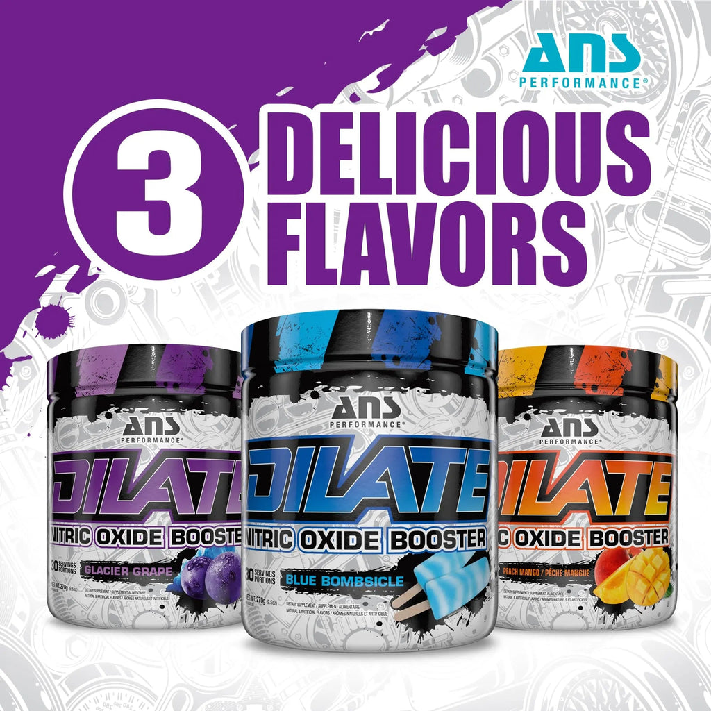 ANS Performance Dilate Pump PreWorkout Powder - Dietary Supplement - Maximizes ANS Performance Au supplements
