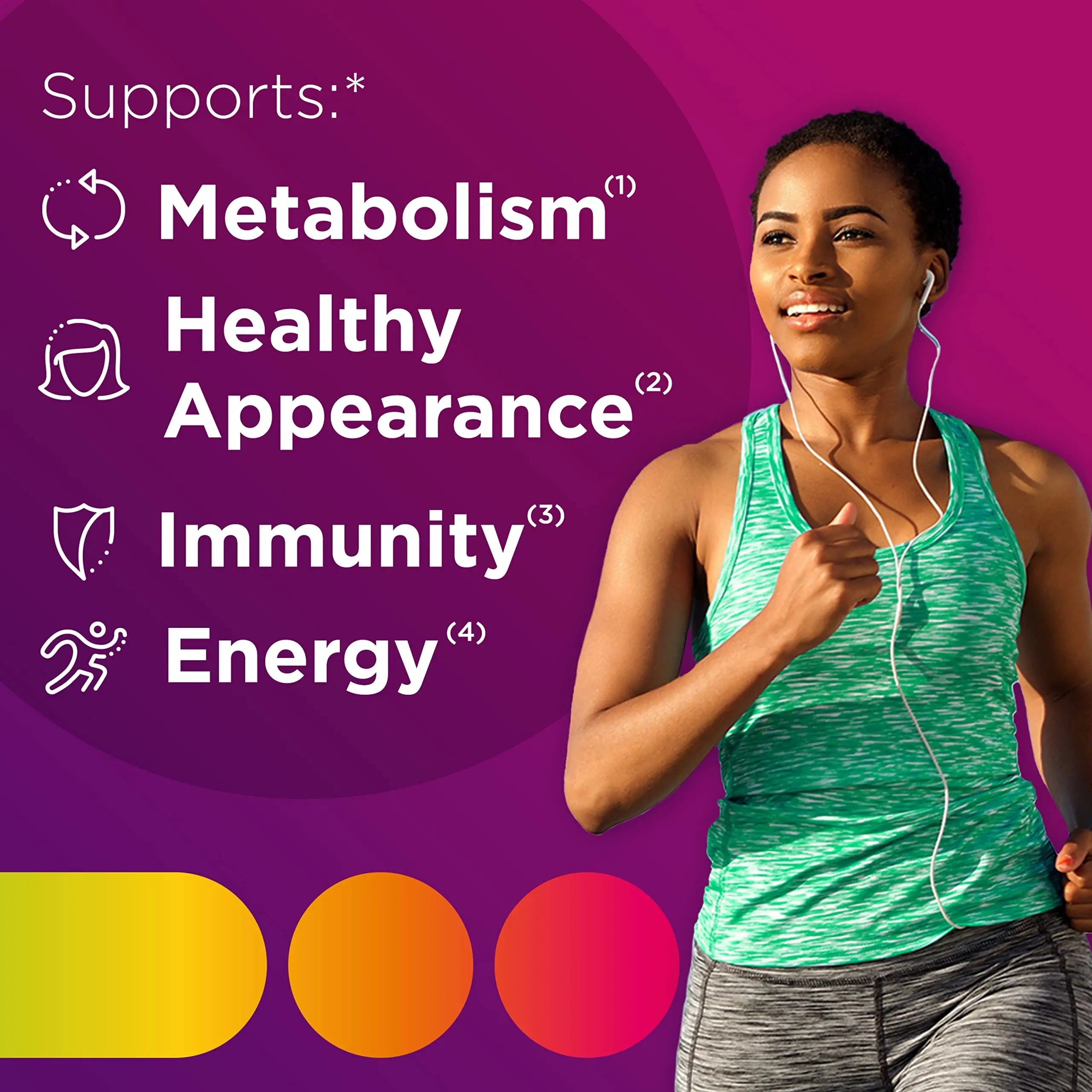 Centrum Multivitamin Tablet for Women, Multivitamin/Multimineral Supplement with Iron, Vitamin D3, B Vitamins and Antioxidant Vitamins C and E Centrum Au supplements
