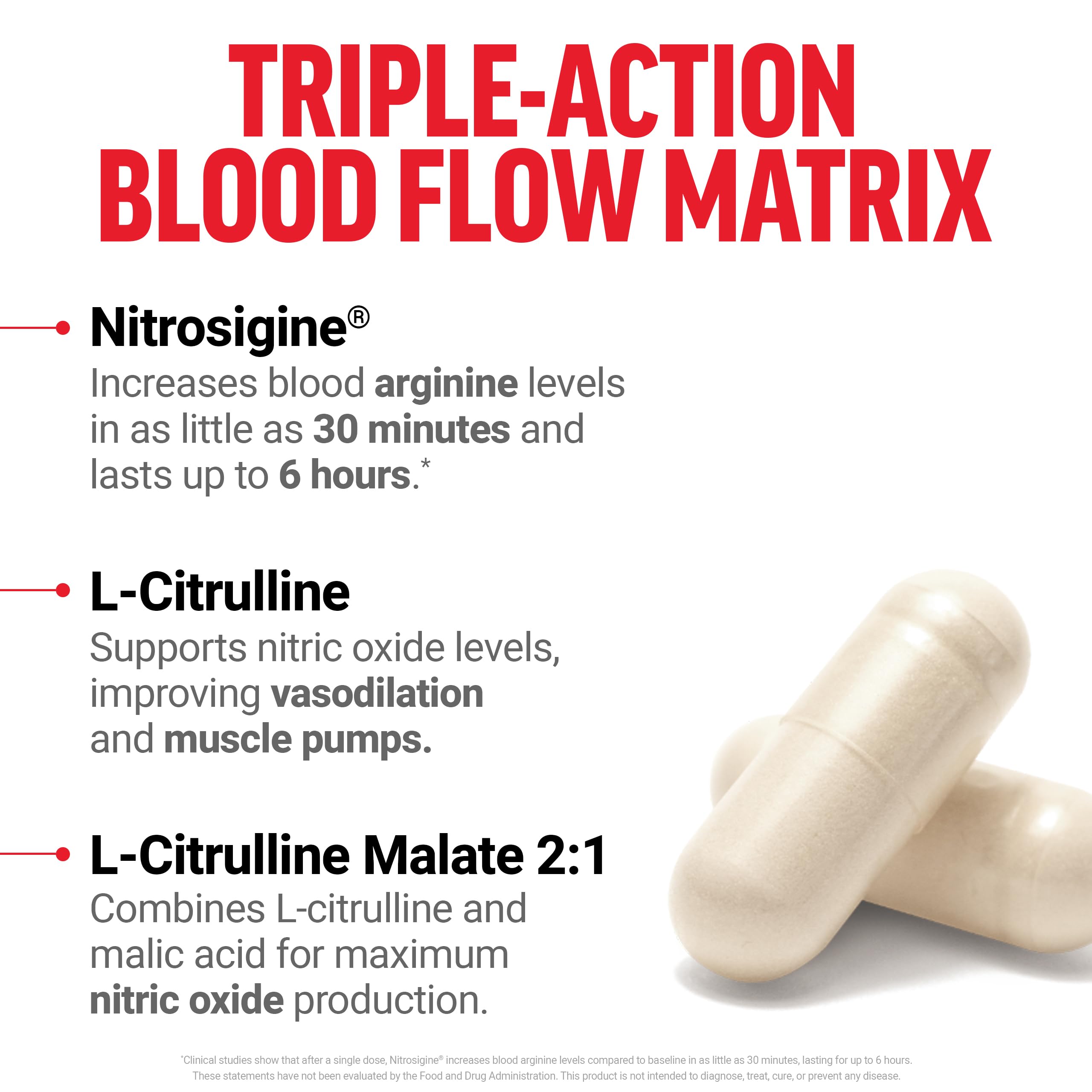 Force Factor Nitric Oxide Booster, Fast-Acting Formula with L-Arginine, Boosts Nitric Oxide Levels, Maximize Muscle Pumps, Enhance Endurance