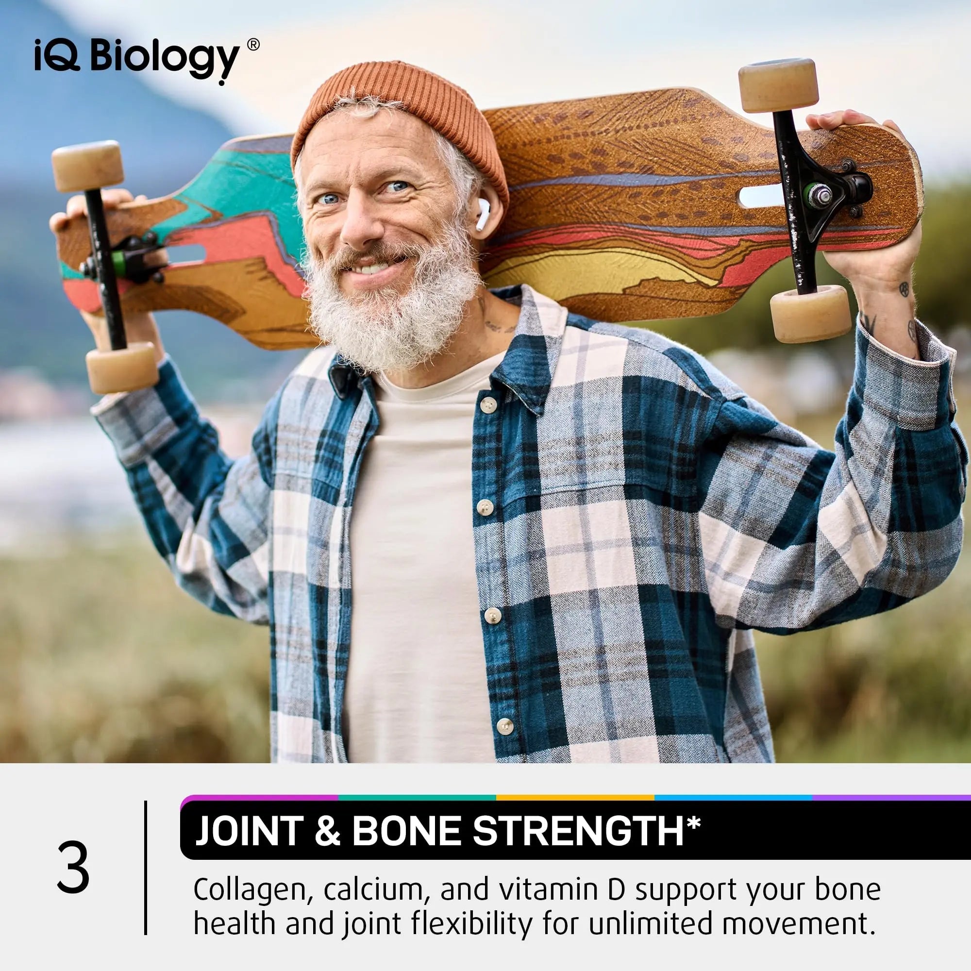 IQ BIOLOGY Biotin Collagen Keratin Astragalus Magnesium Ashwagandha Vitamin D3 Vitamin C IQ BIOLOGY Au supplements