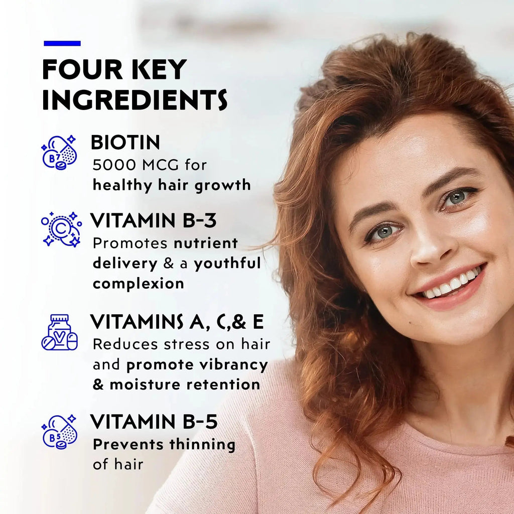 Elon Matrix 5000 Complete Multivitamin — Skin, Hair and Nail Growth Vitamins — Healthy Hair Growth Vitamins for Women & Men Elon Au supplements