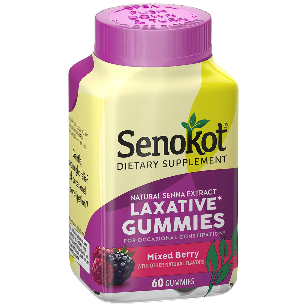 Senokot Dietary Supplement Laxative Gummies, Natural Senna Extract, Gentle, Overnight Relief Senokot Au supplements