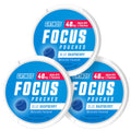 GRINDS Focus Pouches - Naturally Flavored with Nootropic Ingredients - Contains Alpha GPC and L-Theanine - Nicotine-Free, Sugar-Free - 3 Pack, 18 Pouches Per Can - Blue Raspberry GRINDS Au supplements