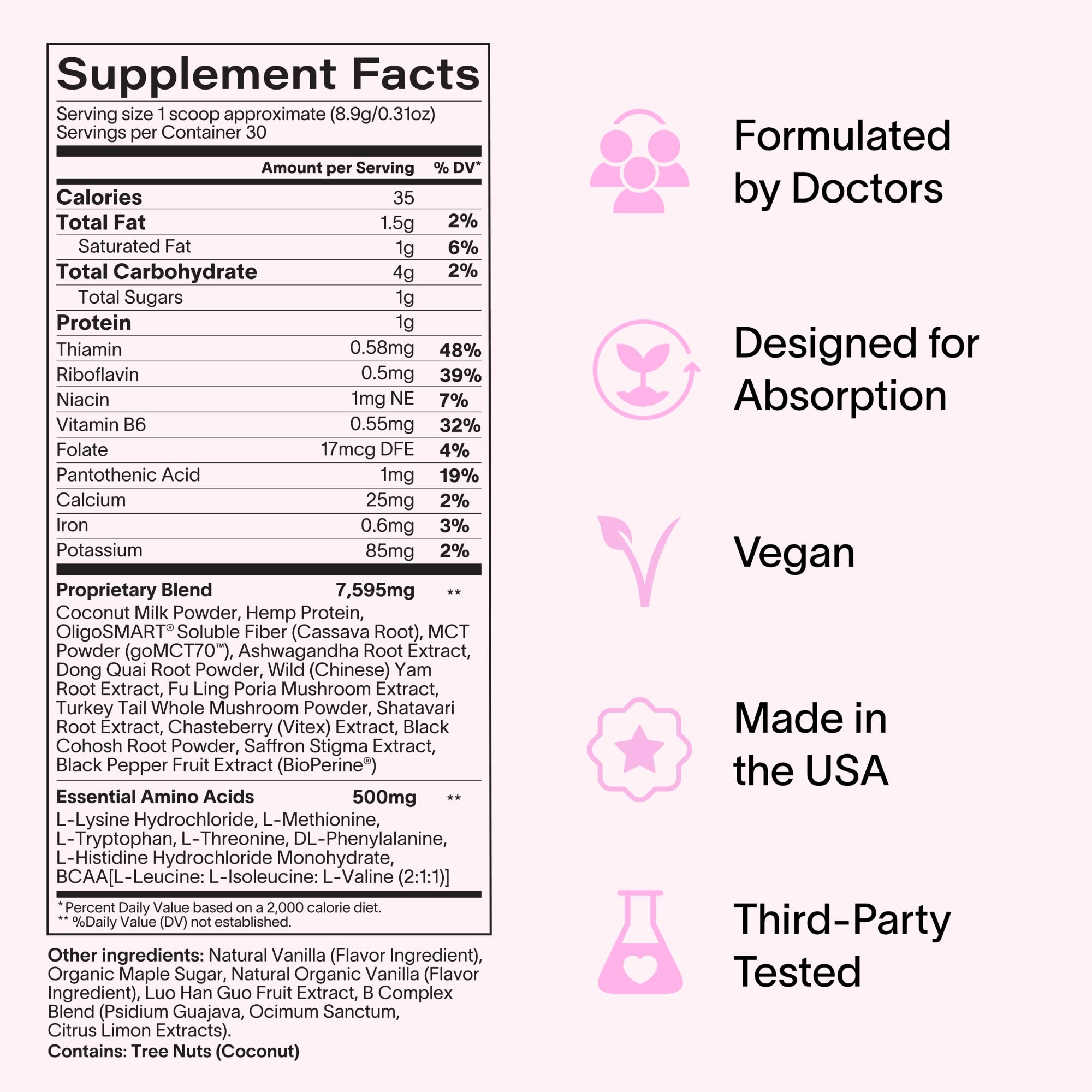 Ladywell Daily Hormone Balance Powder | Natural Cycle Support for Women | Supports Mood, Bloating, Cramps, Skin Health & Cravings with Chasteberry, B Vitamins, Ashwagandha, Saffron + | 30 Servings Ladywell Au supplements