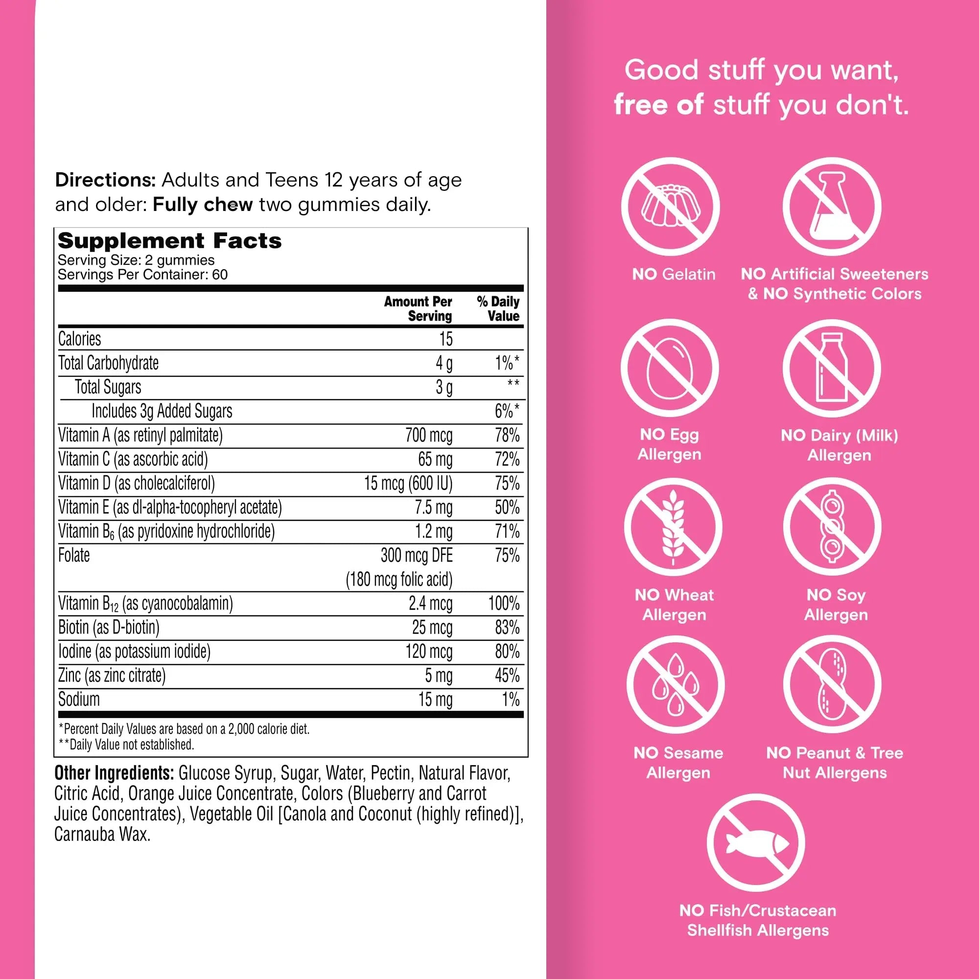 One A Day Teen Girl’s Daily Essentials Multivitamin Gummies, Teen Girl Multivitamins with Biotin, Vitamin B12 and B6, Vitamin C ONE A DAY Au supplements