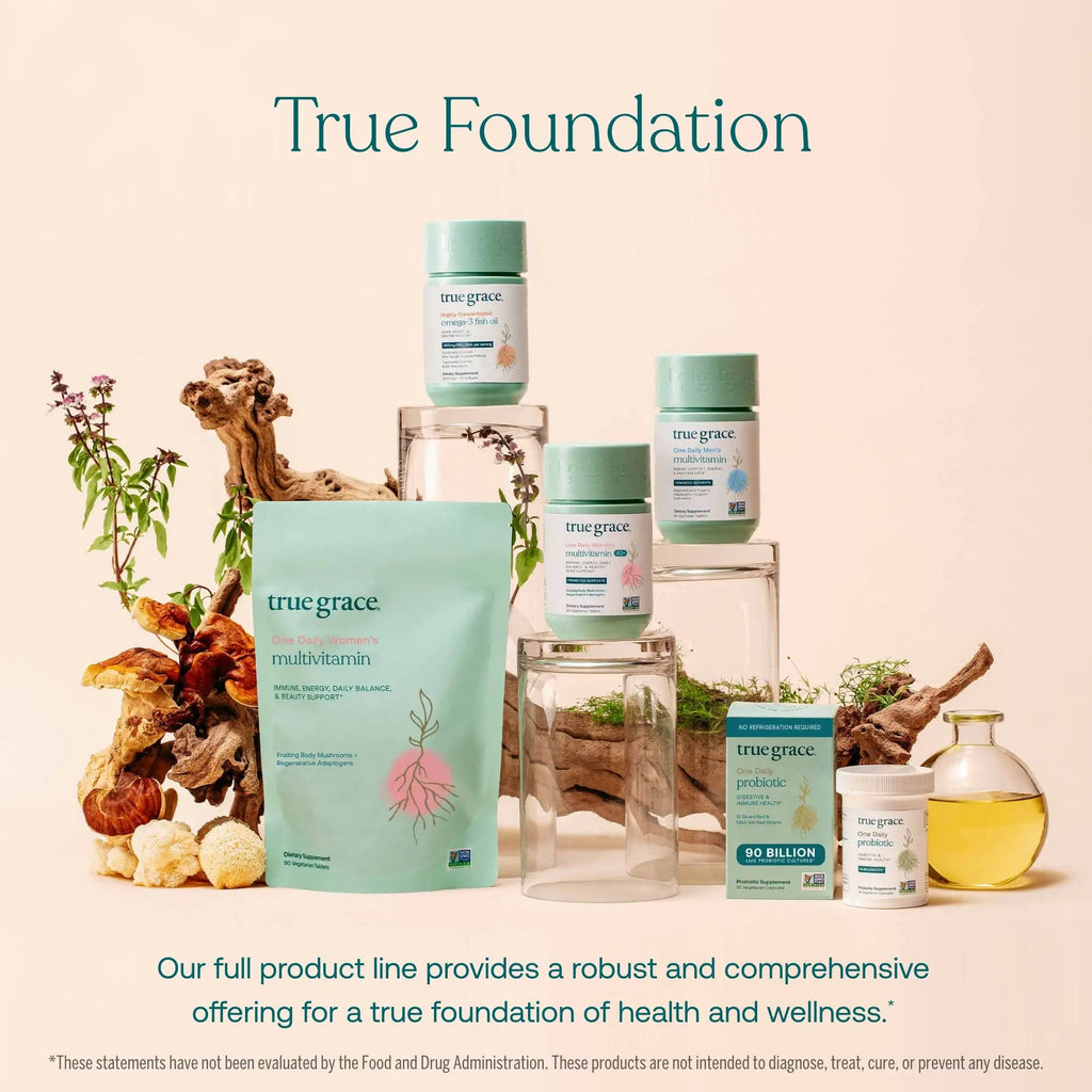 True Grace One Daily Women’s Probiotic - 30 Vegetarian Capsules - Digestive, Vaginal True Grace Au supplements