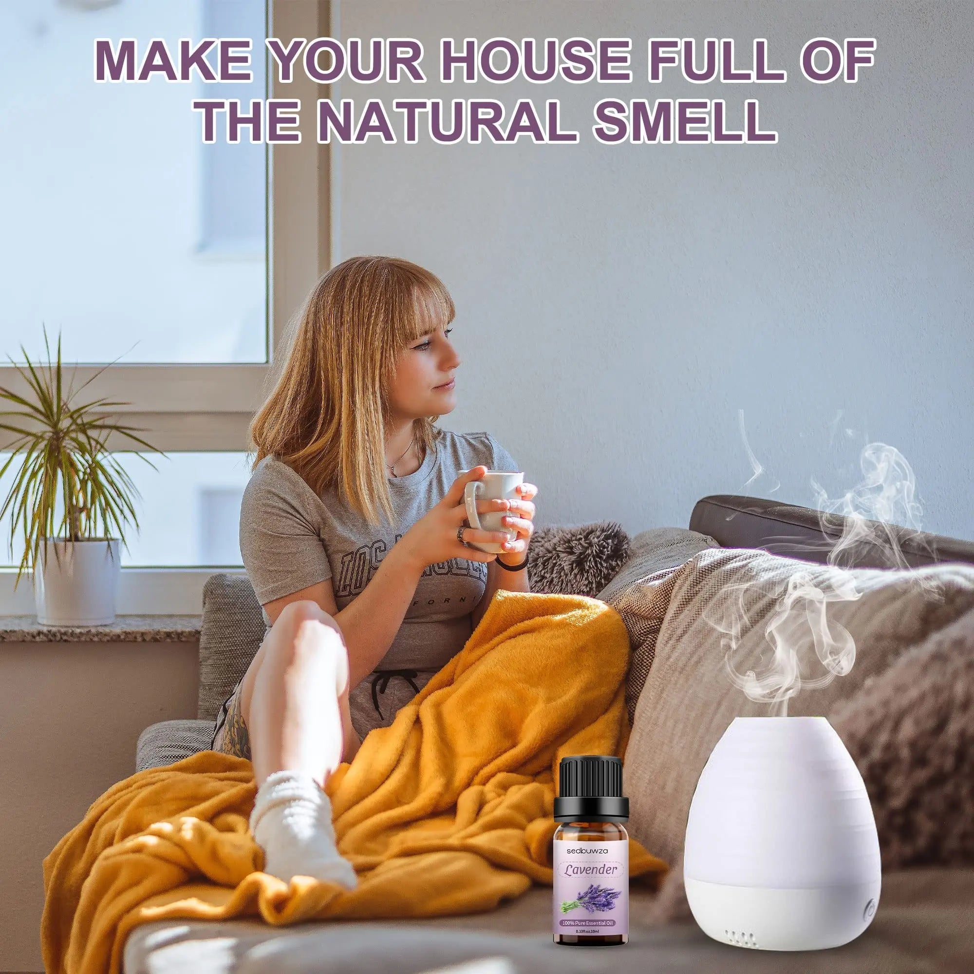 Sedbuwza Vanilla Oil Lavender Essential Oil Gift Set, 100% Pure Organic Fragrance Oil Set for Diffuser Sedbuwza Au supplements