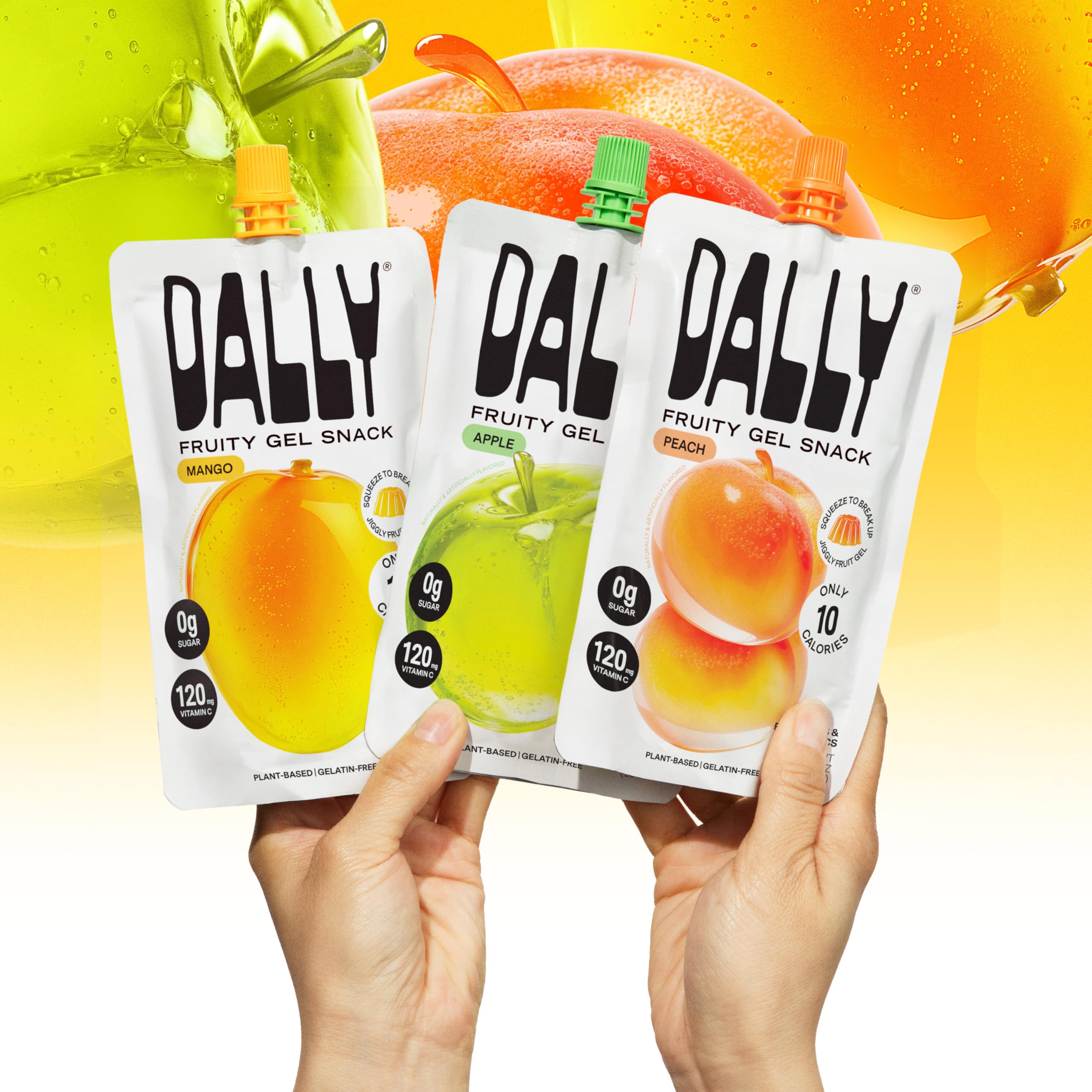 Dally Variety Pack [Mango, Peach & Apple] Drinkable Konjac Jelly 10 Pouches | 10-Calorie Keto, Gluten Free, Sugar Free Korean Fruit Snack | Prebiotics & Postbiotics for Skin, Immune, Weight Management DALLY Au supplements