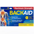 Backaid Maximum Strength Aspirin-Free Pain Relief from Backache, Sciatica and Leg Pain, Powerful Combination, Long-Lasting 6 Hour Formula, 38 Count Backaid Au supplements