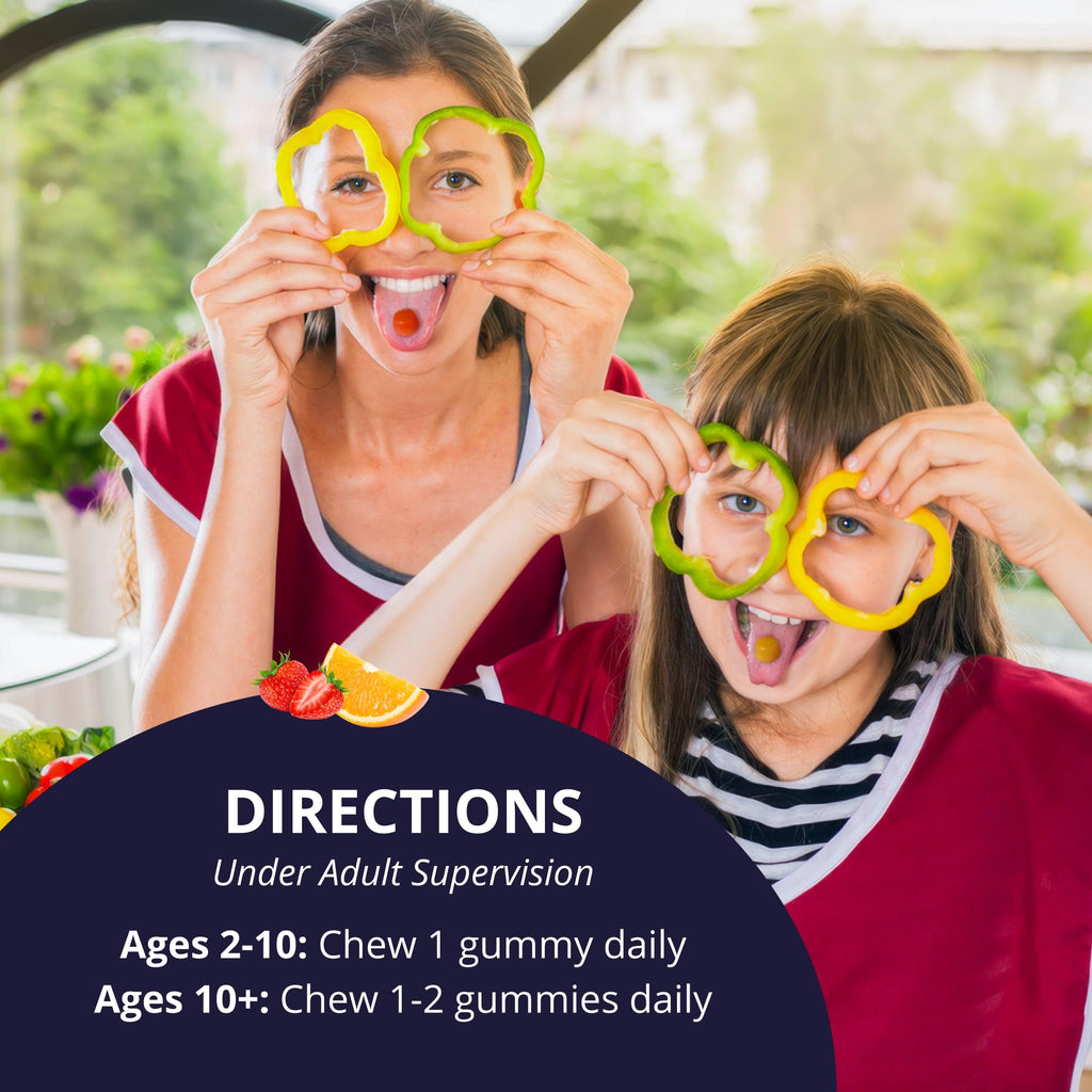 NuBest Daily Probiotic Gummies for Kids & Teens with 5 Billion CFUs | Supports Immune, Gut, and Digestive Health | No Added Sugar | Yummy Strawberry