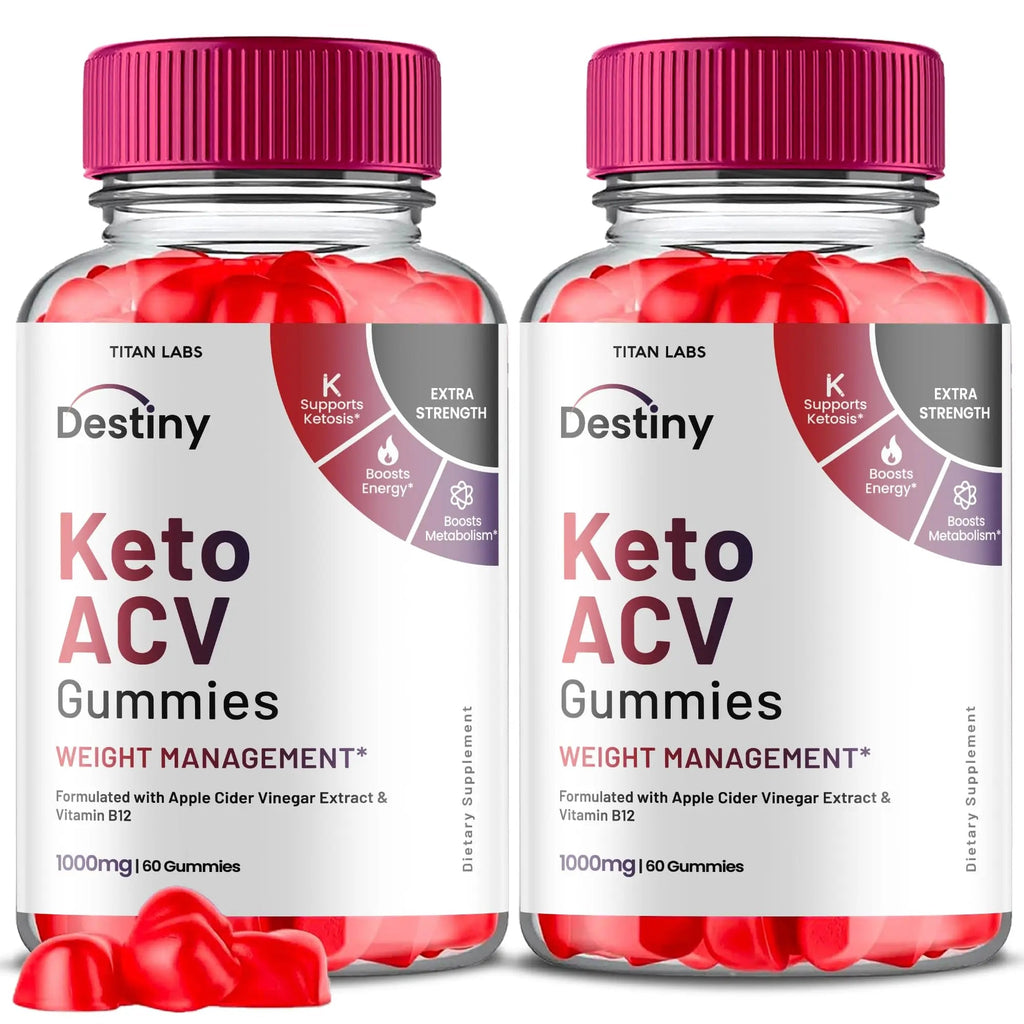 (2 Pack) Destiny Keto ACV Gummies, Destiny Keto ACV Gummies Advanced Weight Loss Titan Labs Au supplements