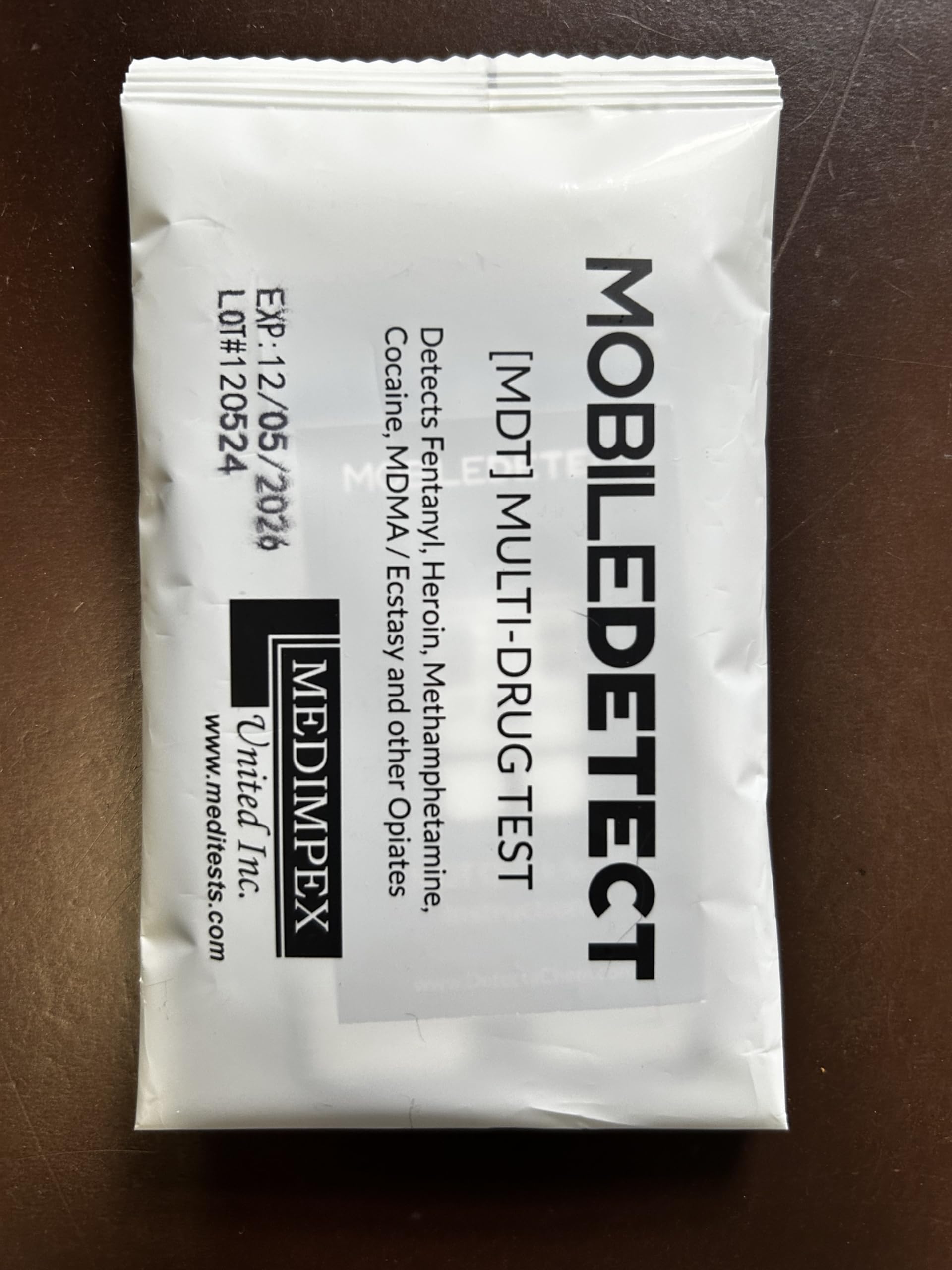 MobileDetect Pouch Residue Detection Multi-Drug Test Kit - Rapid Surface Residue Detector MobileDetect Pouch Au supplements