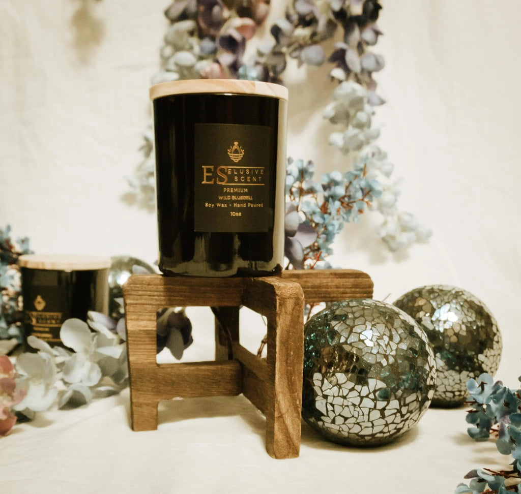 Wild Bluebell | 10oz | Premium Candle | Scented Candle | Aromatherapy | Essential Fragrance Oils Elusive Scent Au supplements