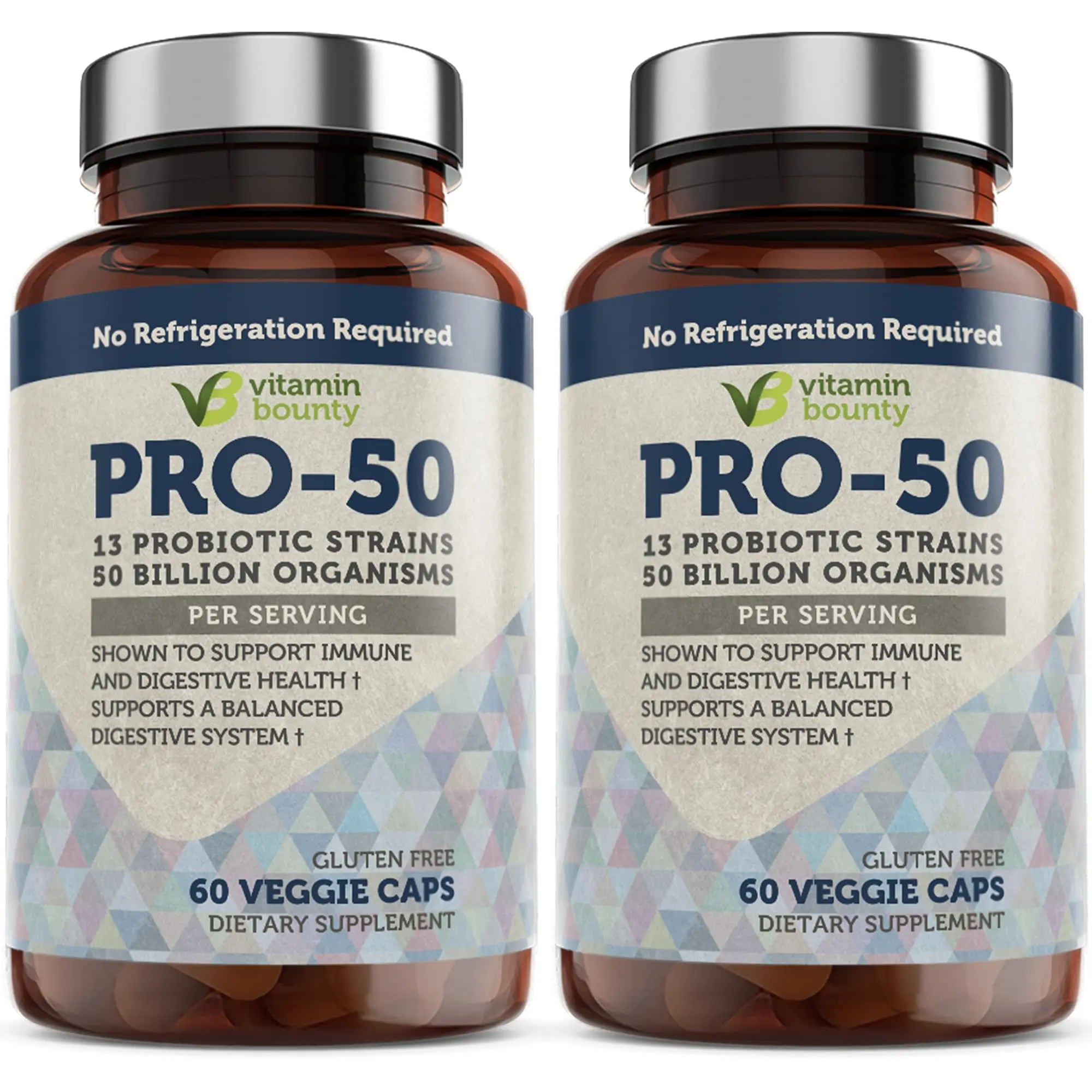Vitamin Bounty Pro-50 Probiotics Supplement- 13 Probiotic Strains, Gut Health Vitamin Bounty Au supplements