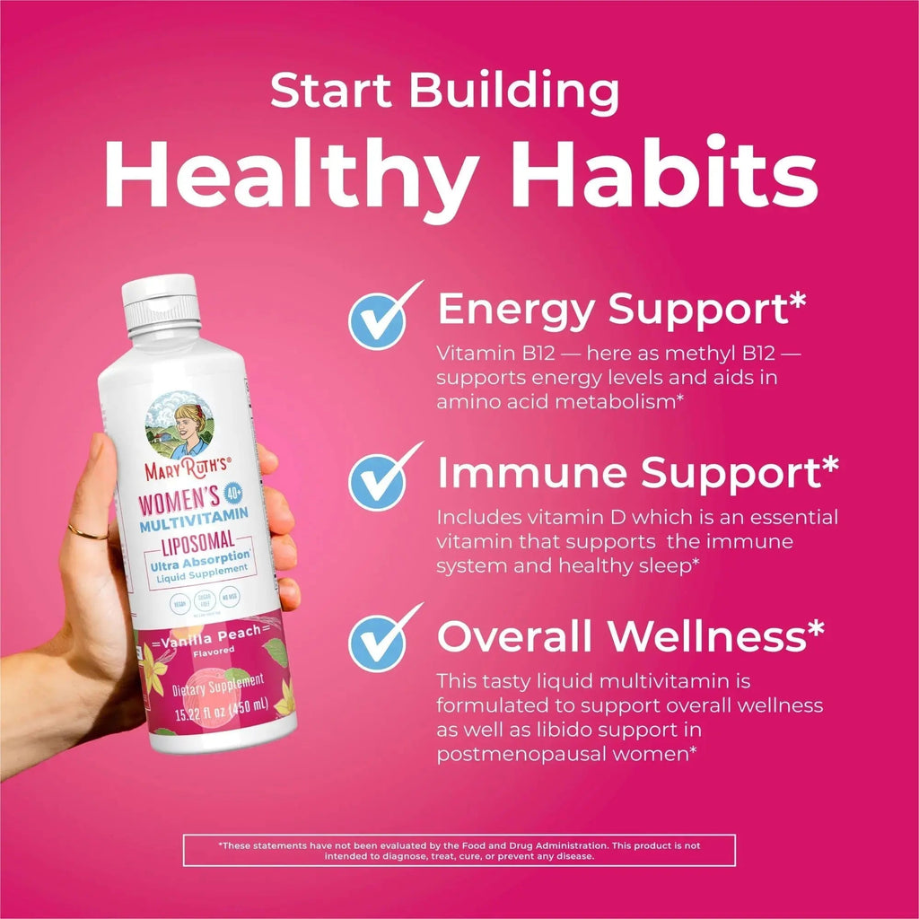 MaryRuth Organics Multivitamin for Women 40+, Womens Multivitamin Liposomal, Immune Support Supplement MaryRuth Organics Au supplements