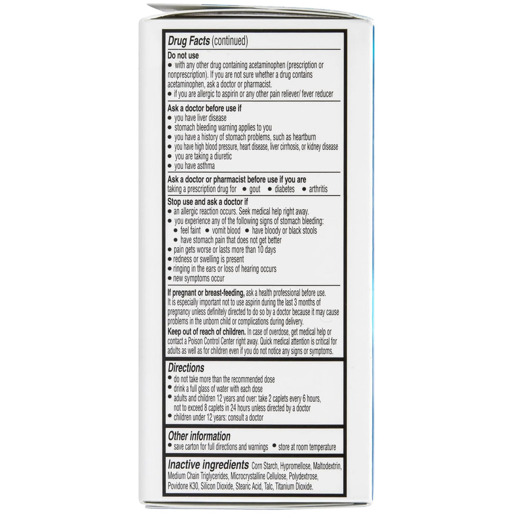 Vanquish Headache Relief, Acetaminophen, Aspirin, Caffeine, 100 Caplets, Packaging May Vary Vanquish Au supplements
