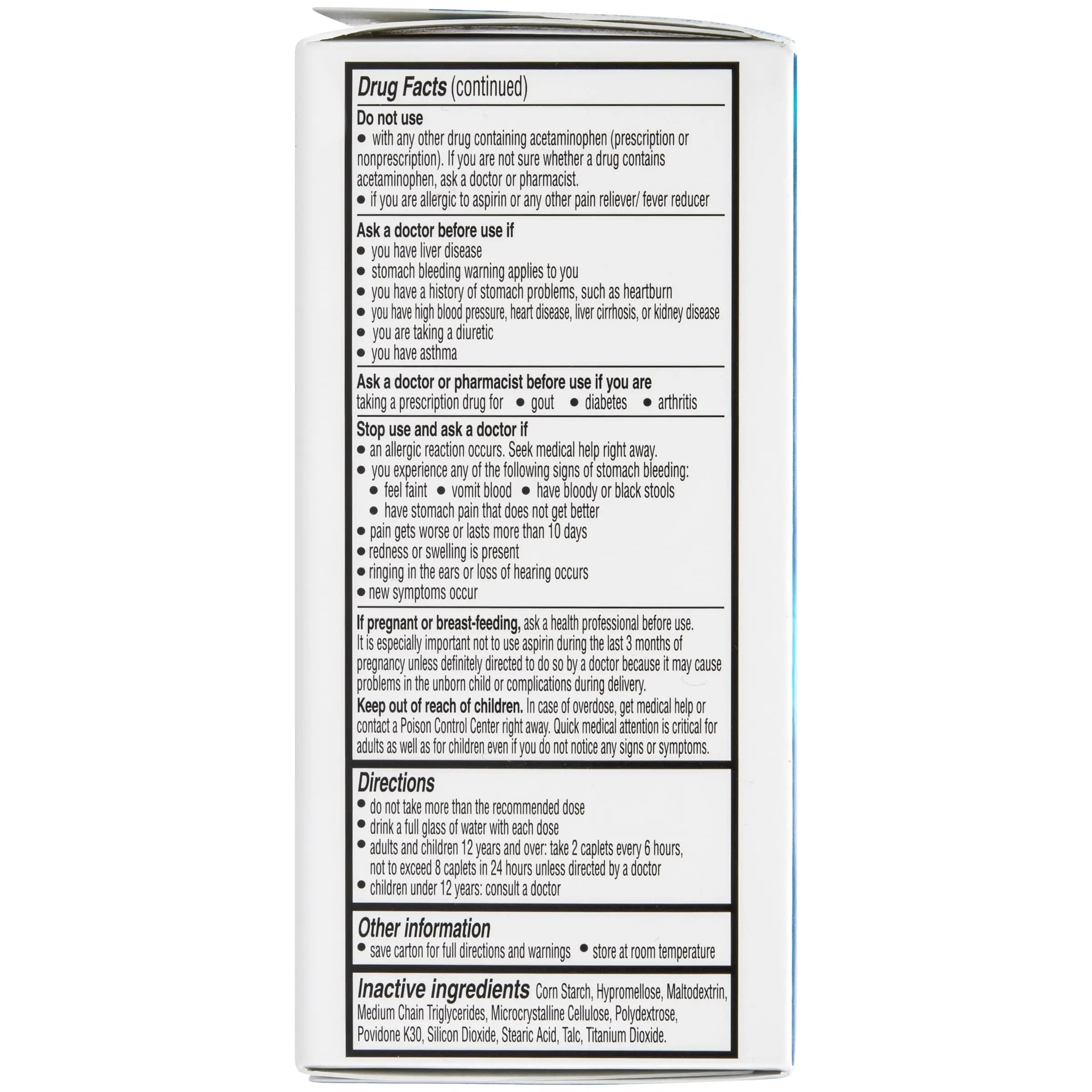 Vanquish Headache Relief, Acetaminophen, Aspirin, Caffeine, 100 Caplets, Packaging May Vary Vanquish Au supplements