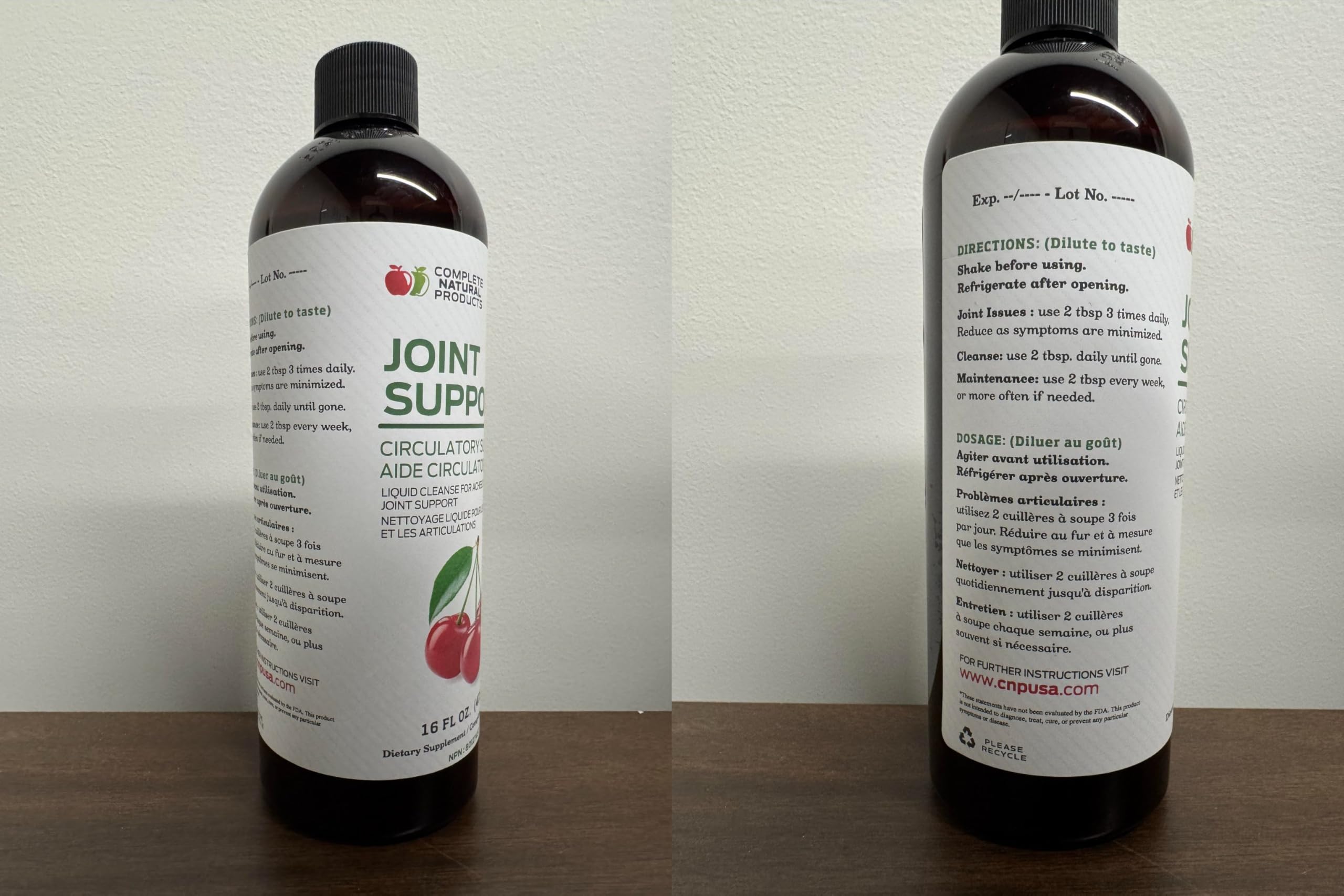 Complete Natural Products Joint Support Complete – 16 Fl Oz Organic Liquid Joint Supplement with Glucosamine Chondroitin MSM – Natural Uric Acid Cleanse & Herbal Joint Health Support for Mobility Complete Natural Products Au supplements