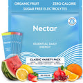 Nectar Energy Booster - Organic Caffeine, B12 & Electrolytes - Sugar Free & Zero Calorie – Healthy Coffee, Energy Drink & Soda Alternative – Hydration & Energy Supplement (Variety 30 Powder Packets)