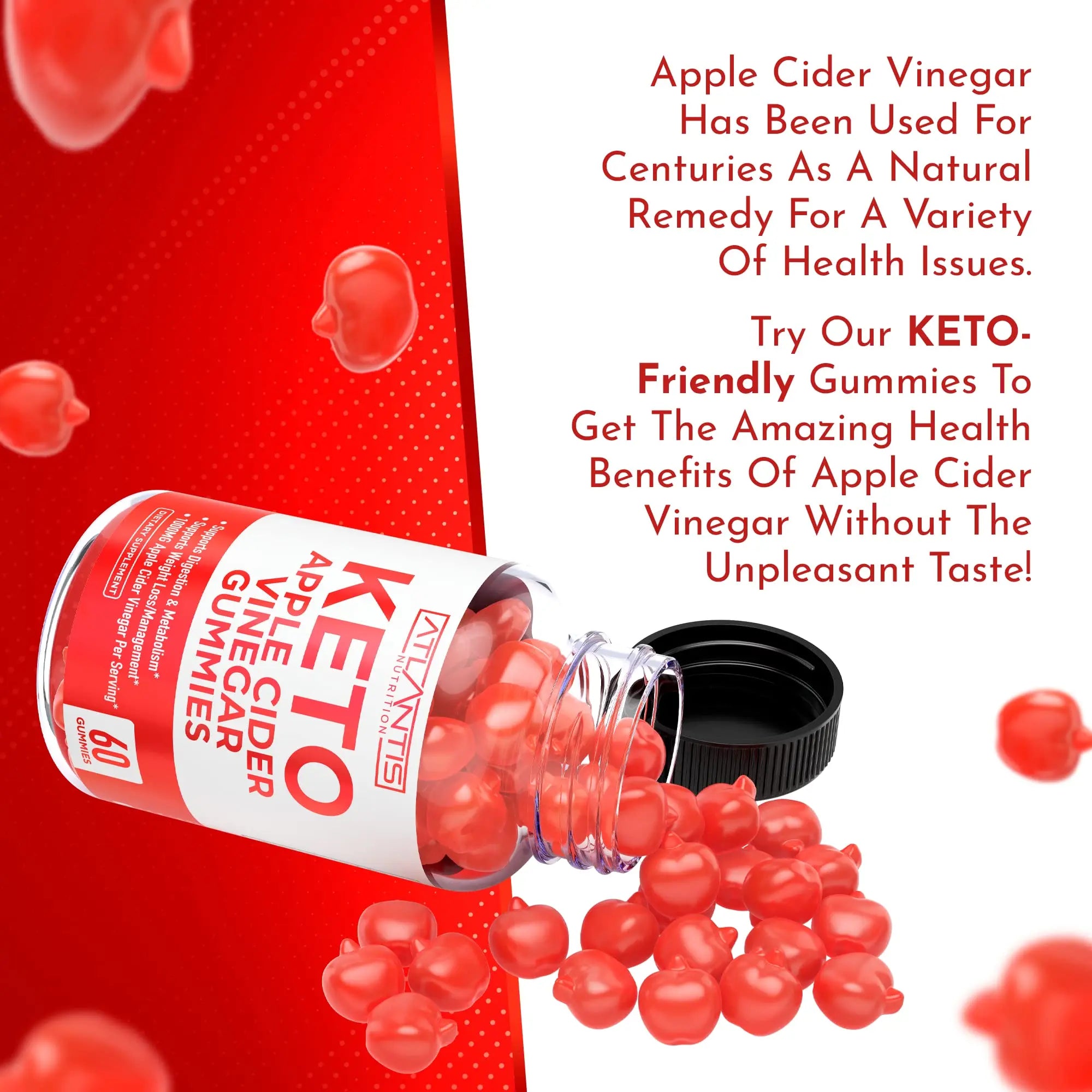 Keto ACV Gummies for Weight Loss - Apple Cider Vinegar Keto ACV Gummies Formulated Atlantis Nutrition Au supplements