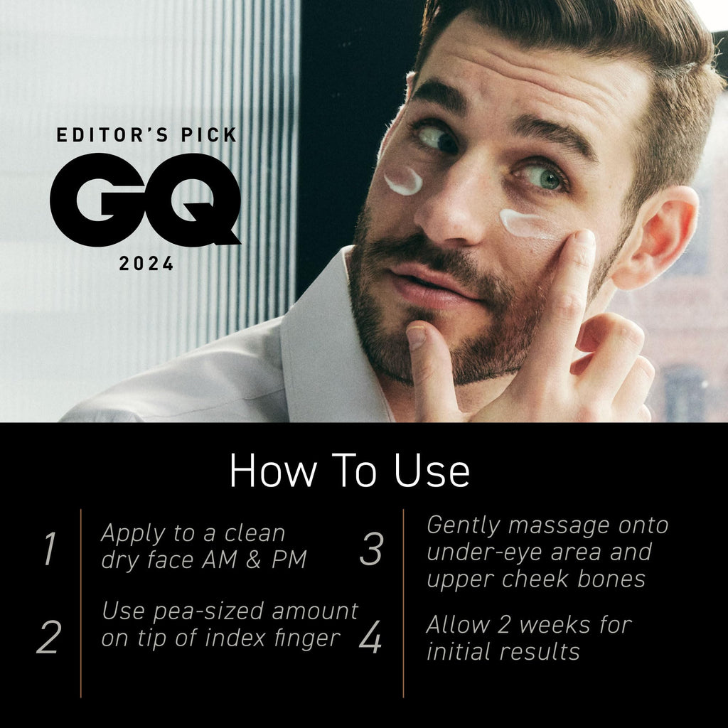 Brickell Men's Restoring Under Eye Cream for Men, Natural and Organic Anti Aging Eye Balm To Reduce Puffiness, Wrinkles, Dark Circles